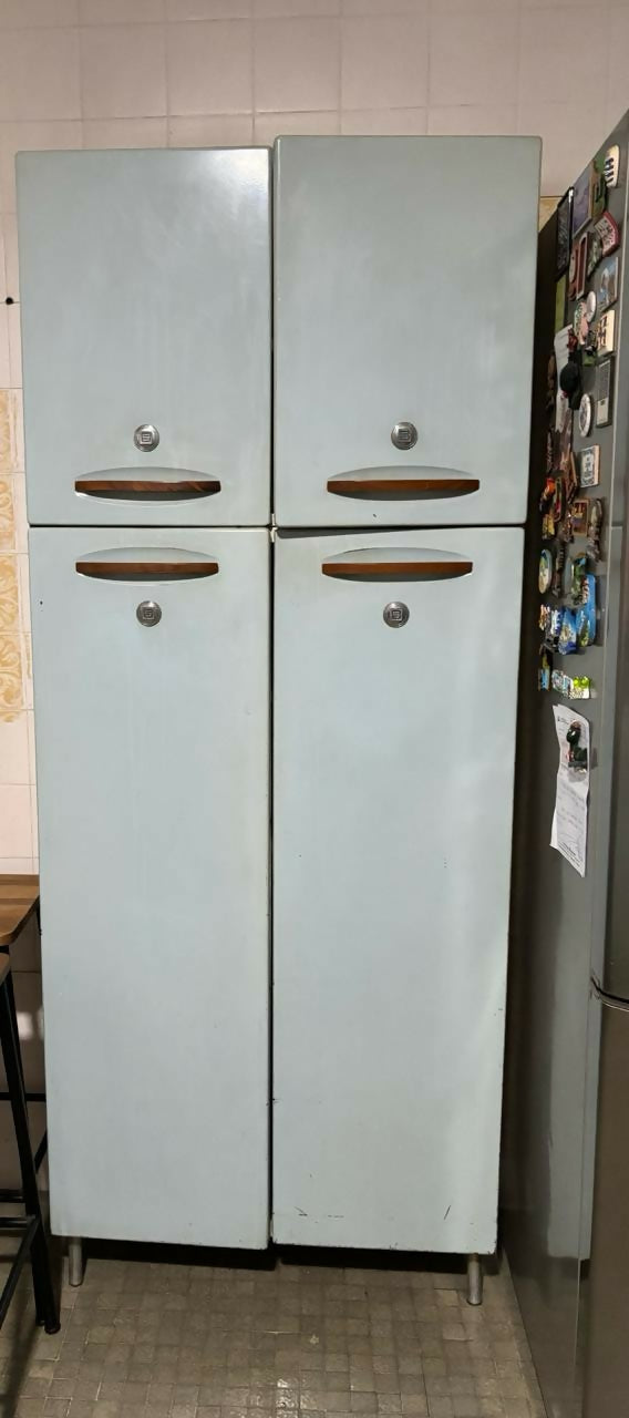 Conjunto de armários de cozinha vintage