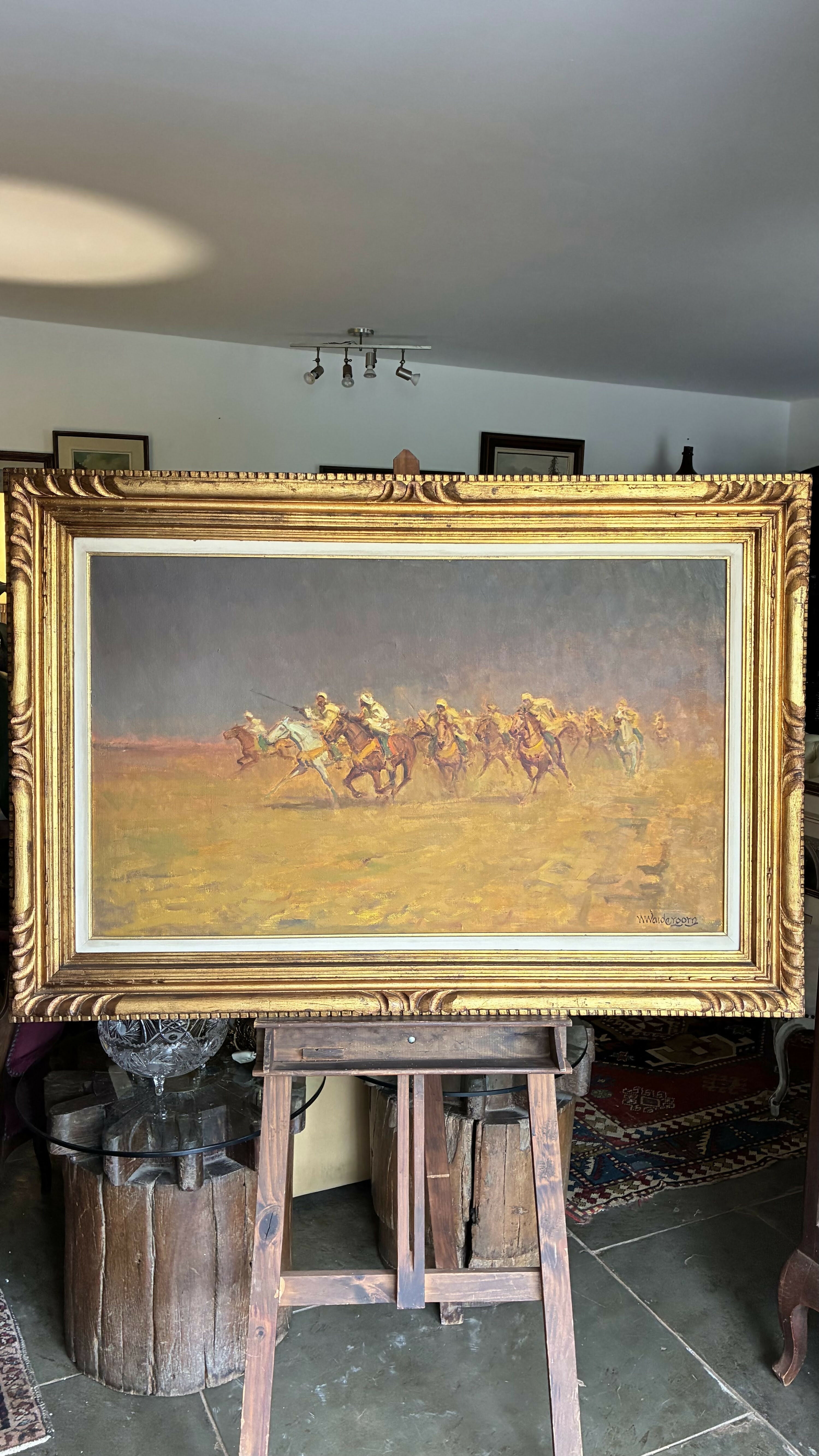 Quadro óleo sobre tela – Assinado por Menase Waidergon