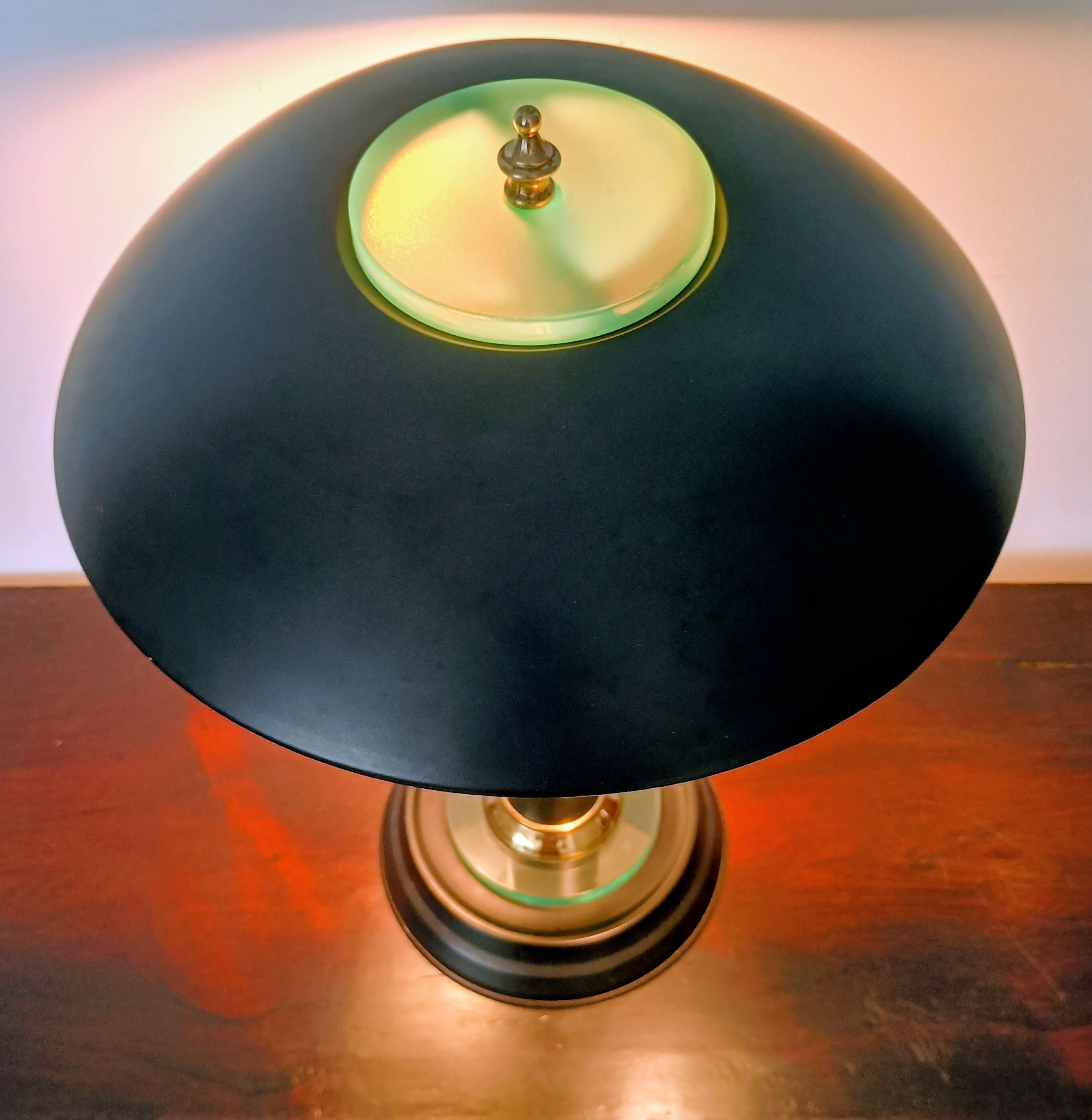 Luminária de mesa anos 70 estilo Banqueiro