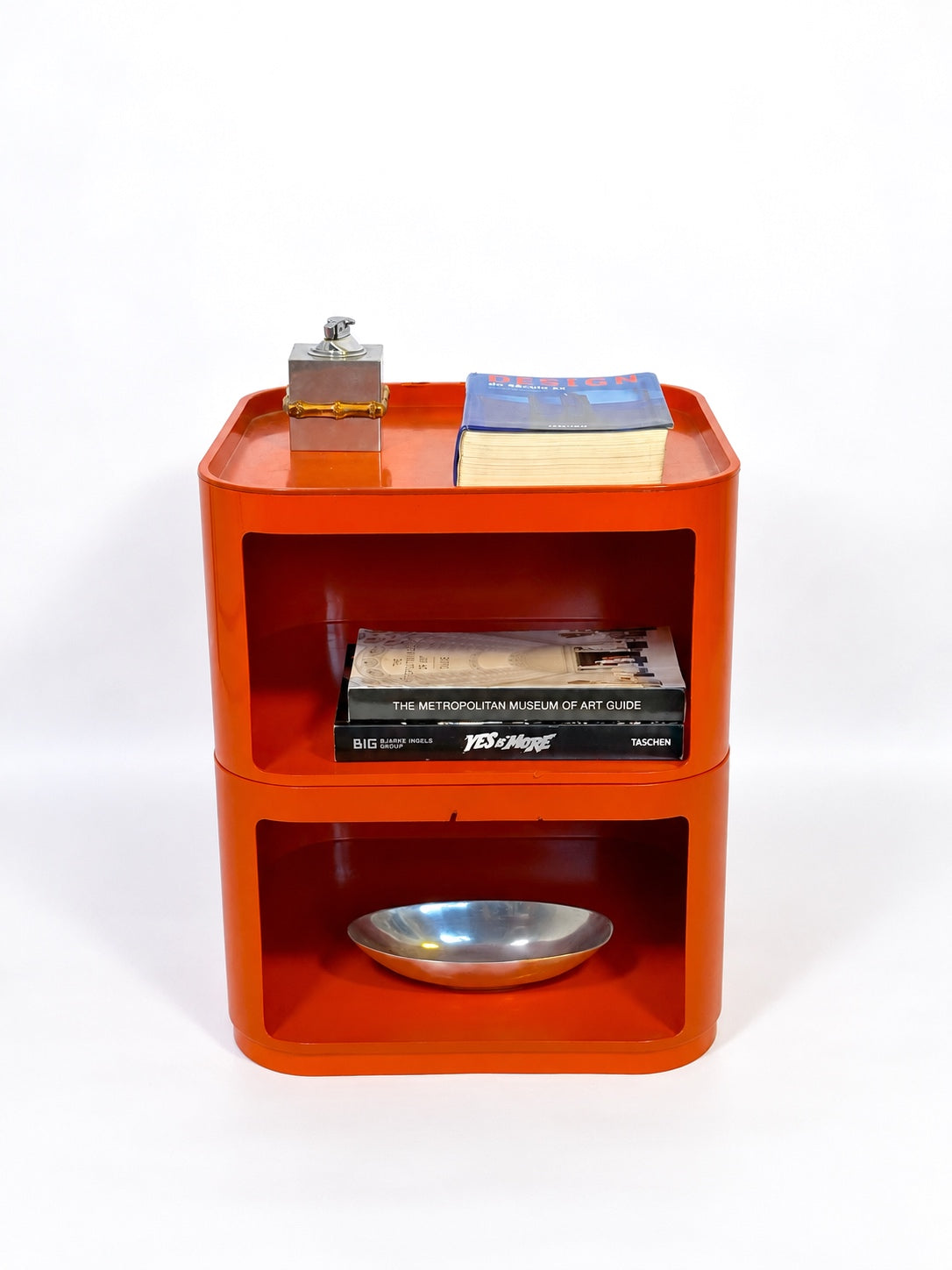 Mesinha quadrada modular laranja | Kartell, 1970 |
