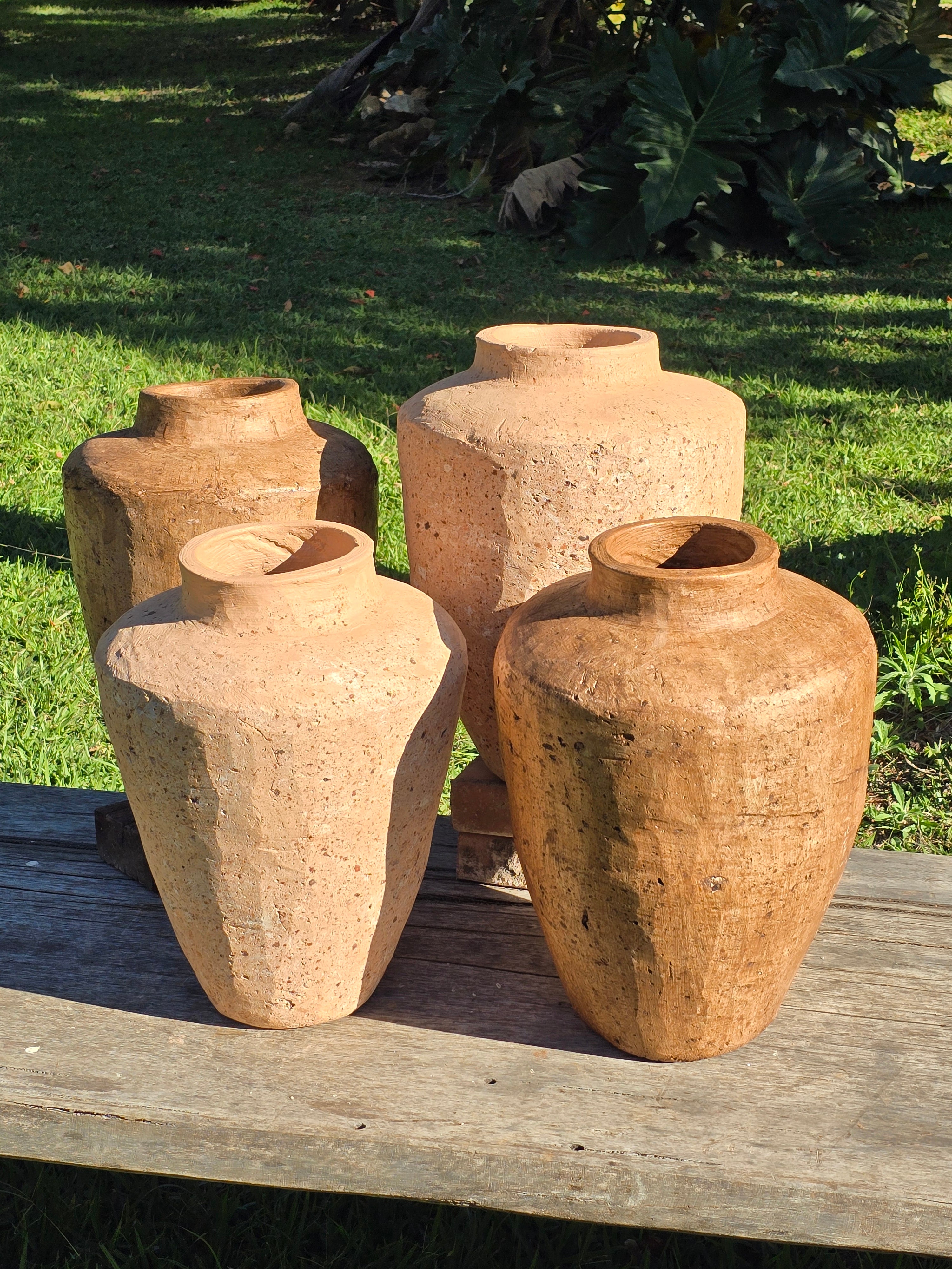 Vaso de Barro Natural ou Encerado (Valor Unitário)
