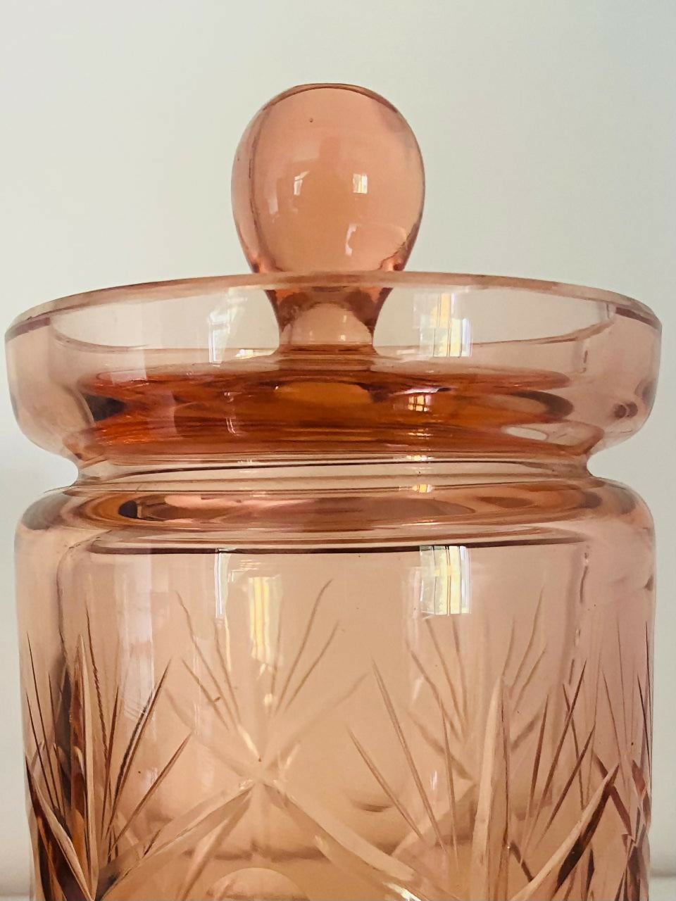 Bombonière em cristal rosa (DMPS_061)