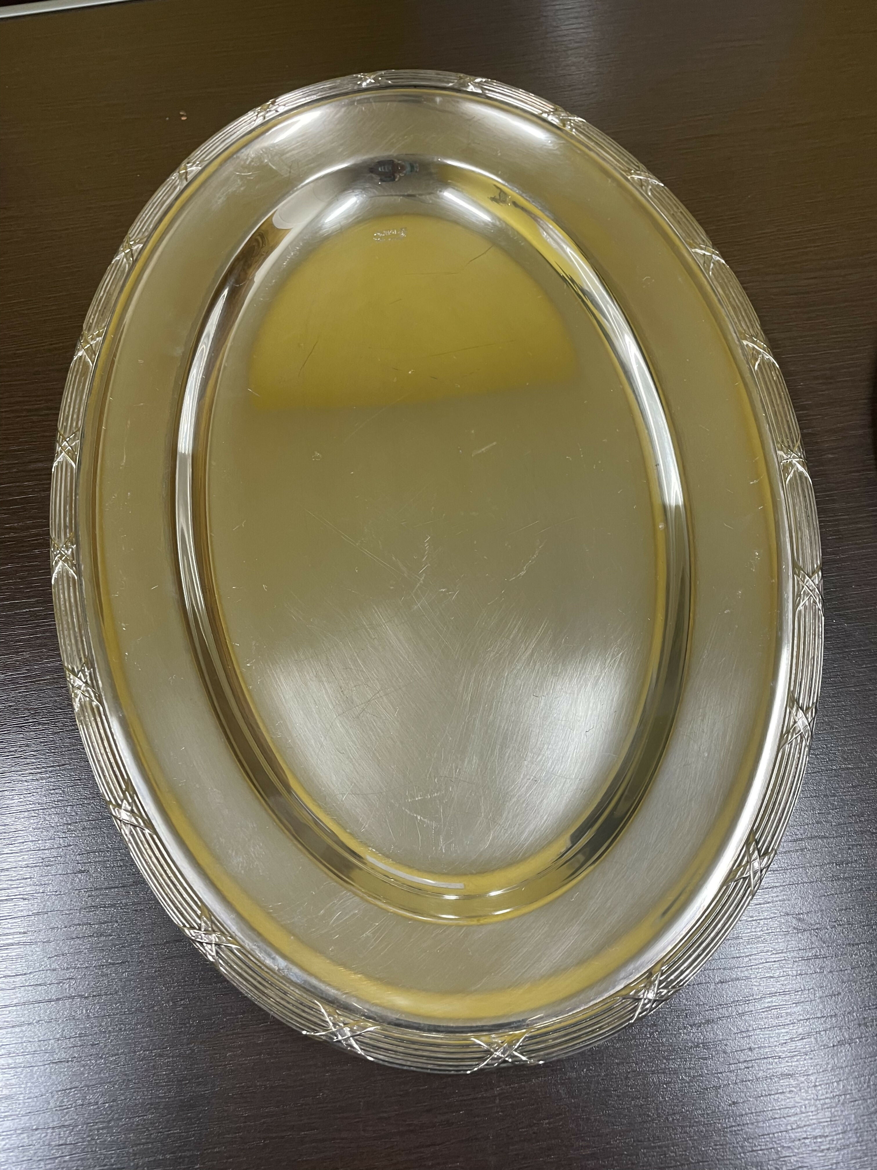 Jogo de Bandejas Soppil espessuradas a prata