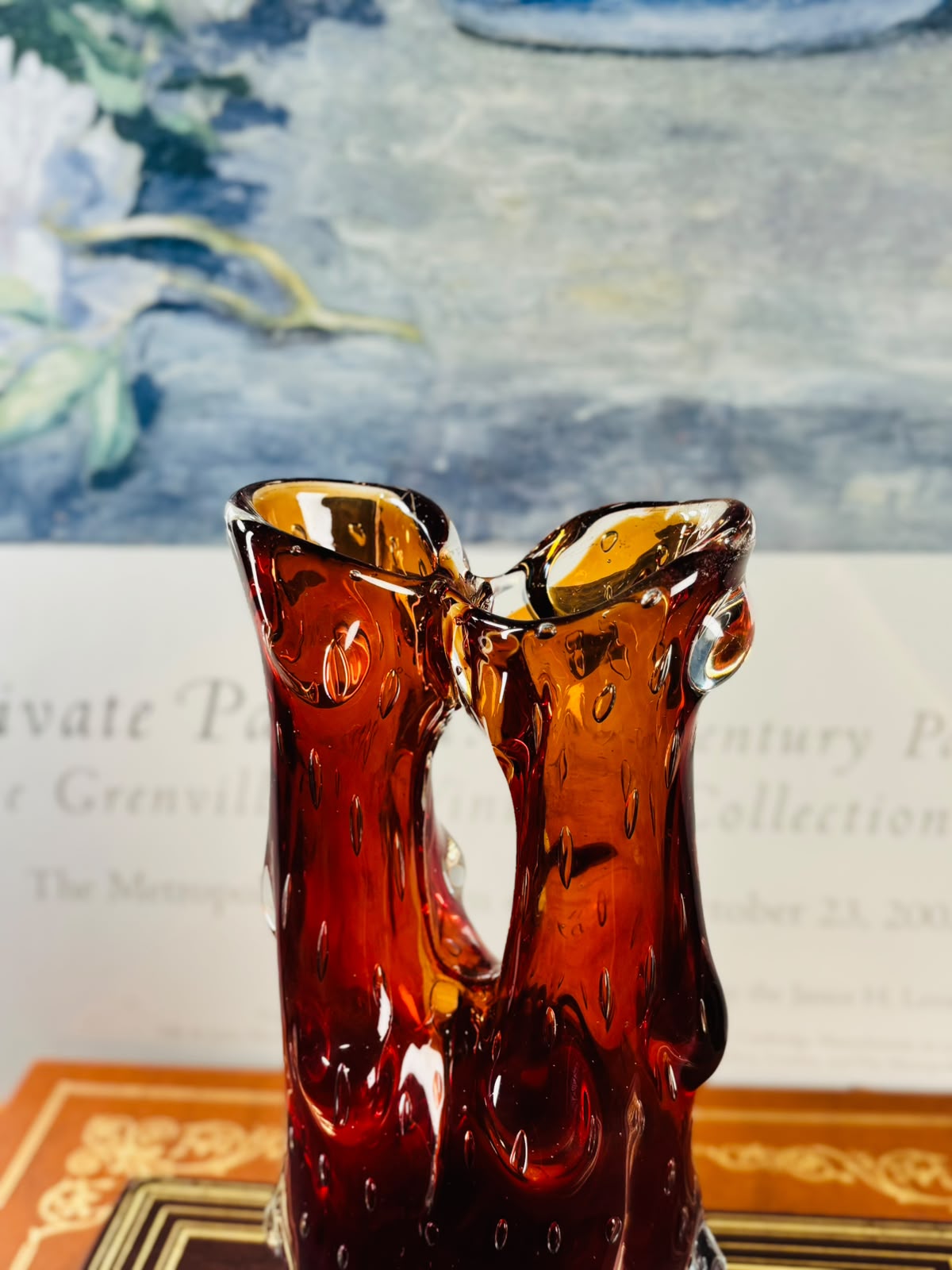 Vaso em vidro artístico Murano