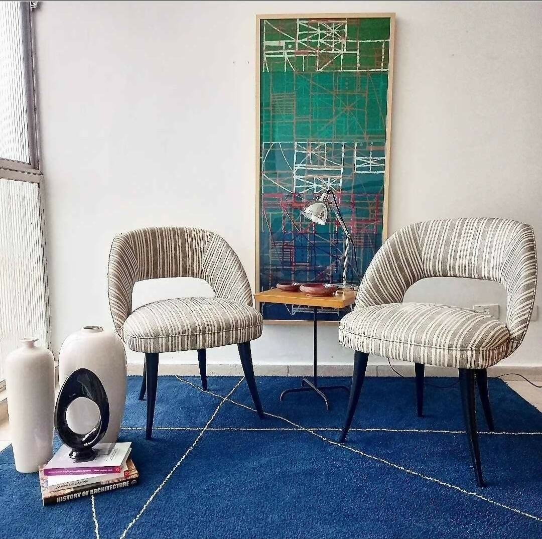 PAR DE POLTRONAS ANOS 50 GIUSEPPE SCAPINELLI