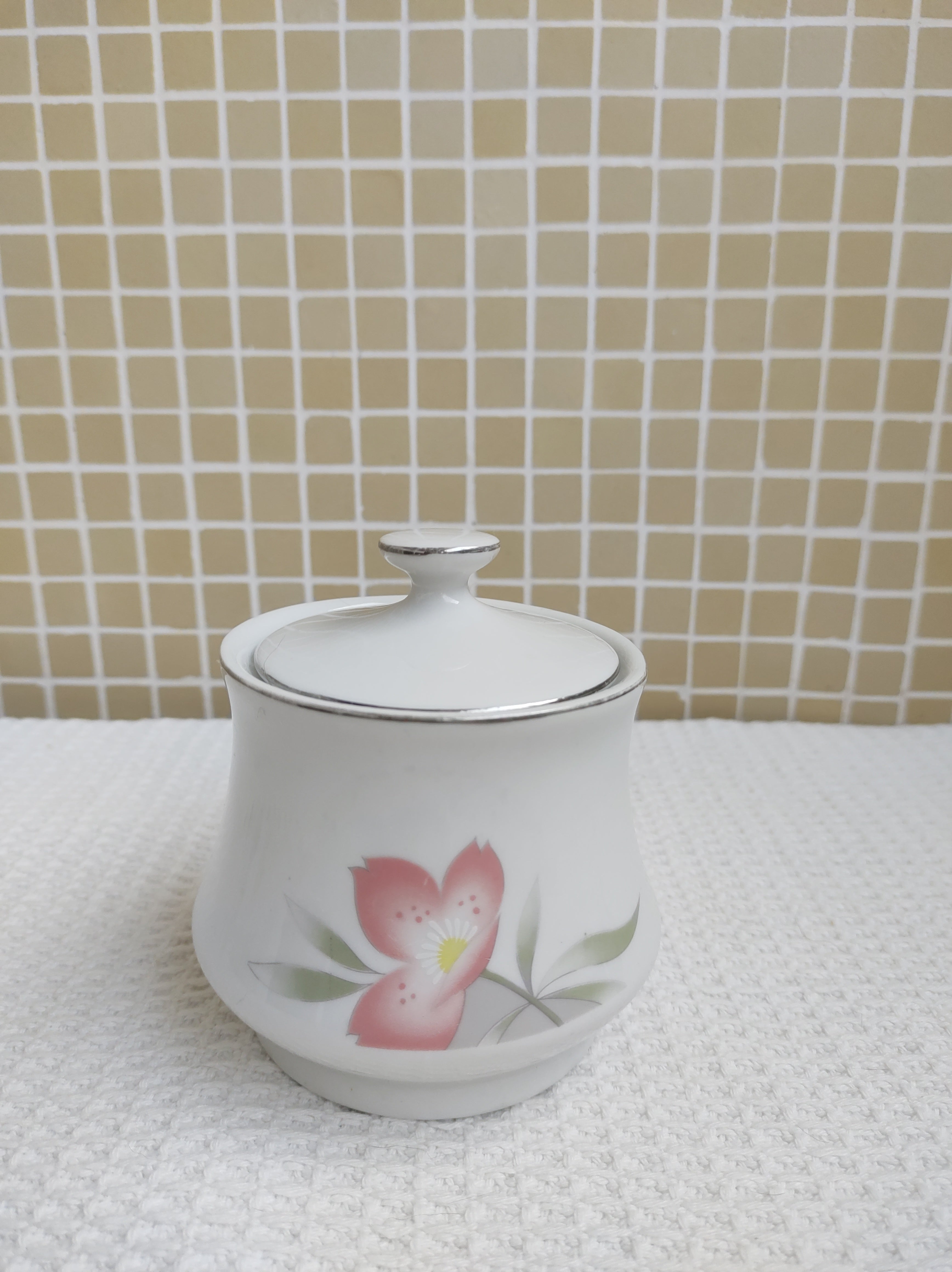 Açucareiro Porcelana Royal Rorzelan- Anos 1990