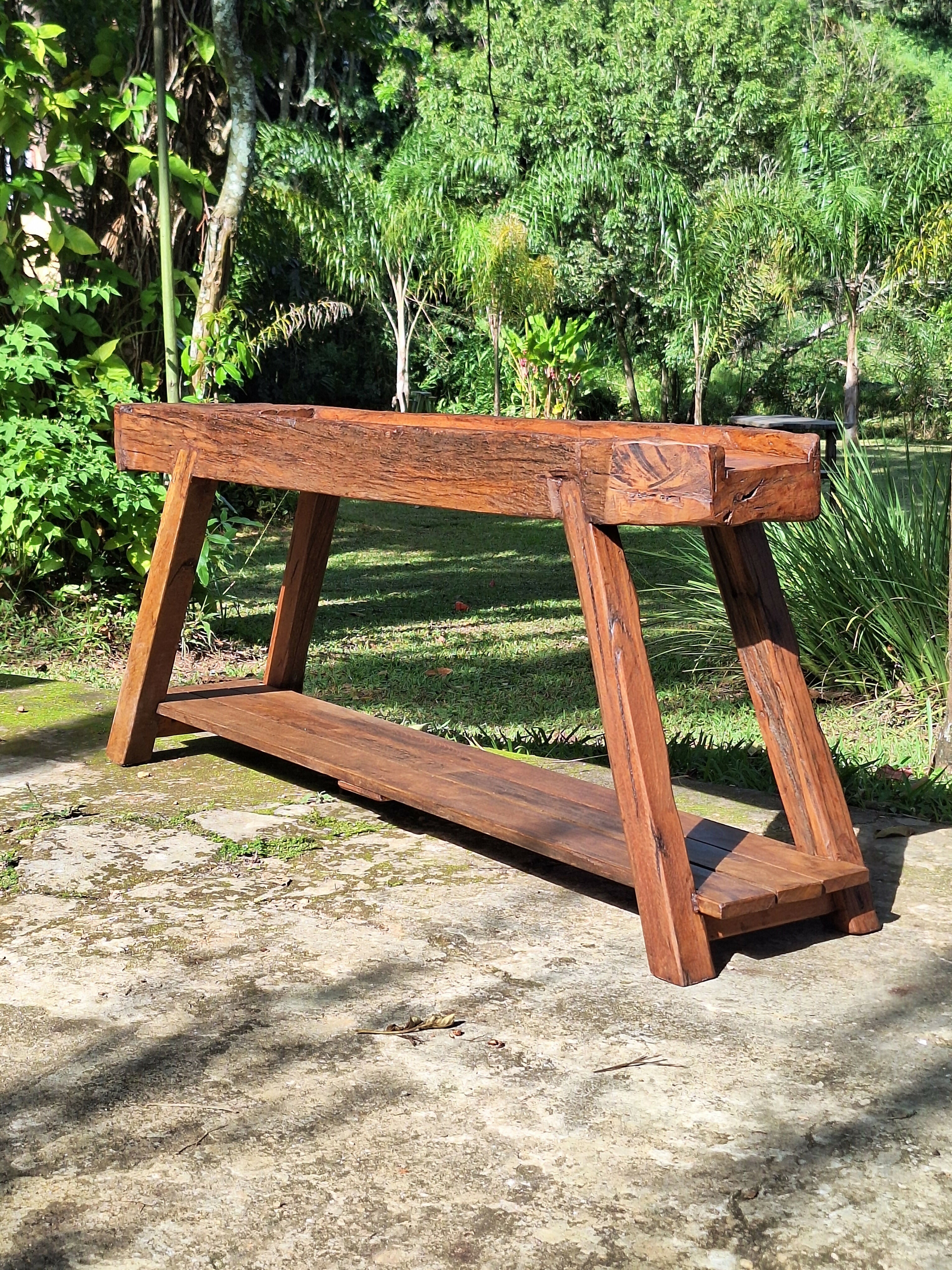 Queijeira Rústica Madeira Maciça Garimpo Mineiro