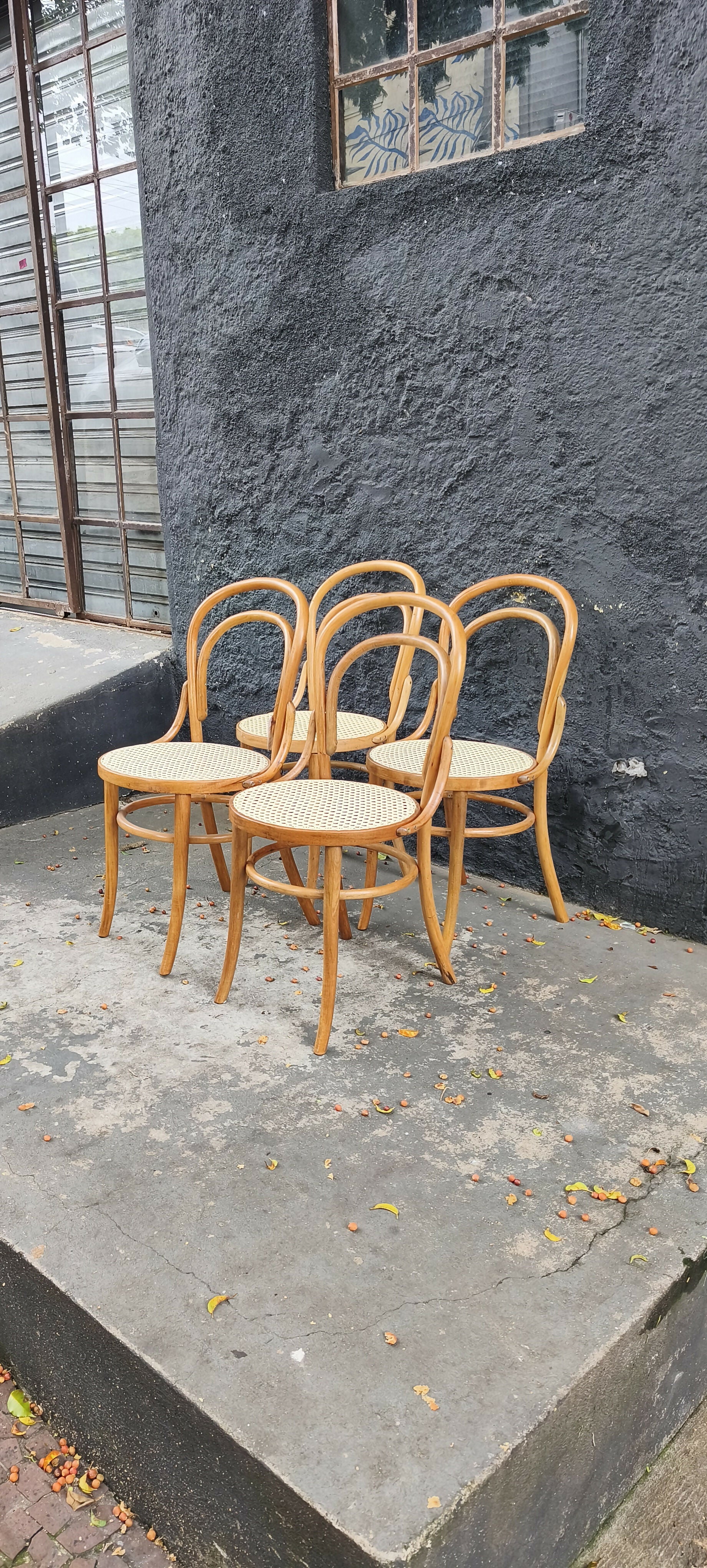 Quarteto de Cadeiras Thonart modelo Thonet