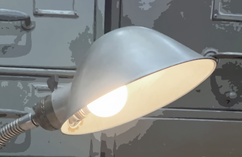 Luminária de mesa - estilo Art Noveau