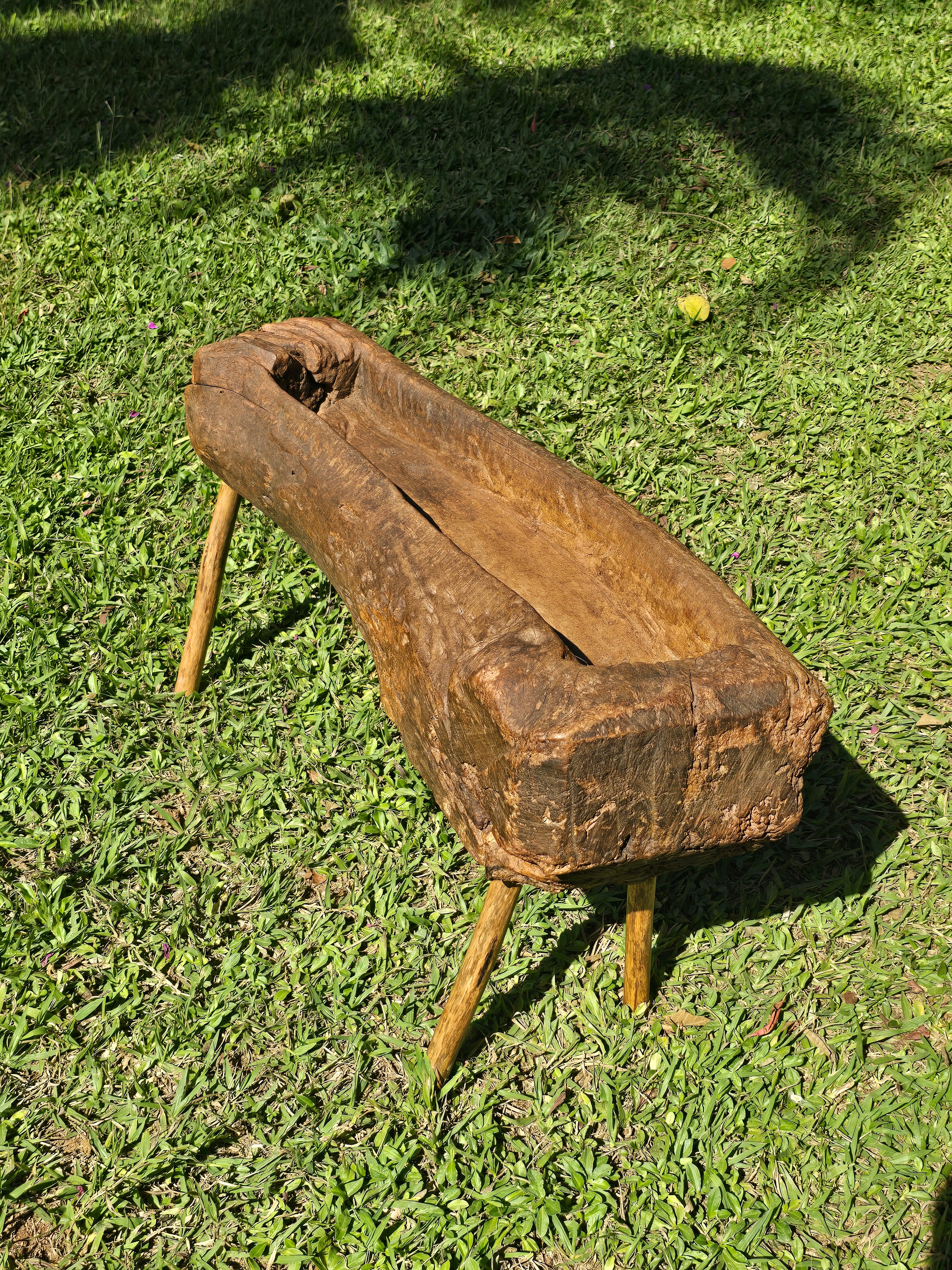 Cocho de Roça Madeira Maciça Garimpo Mineiro