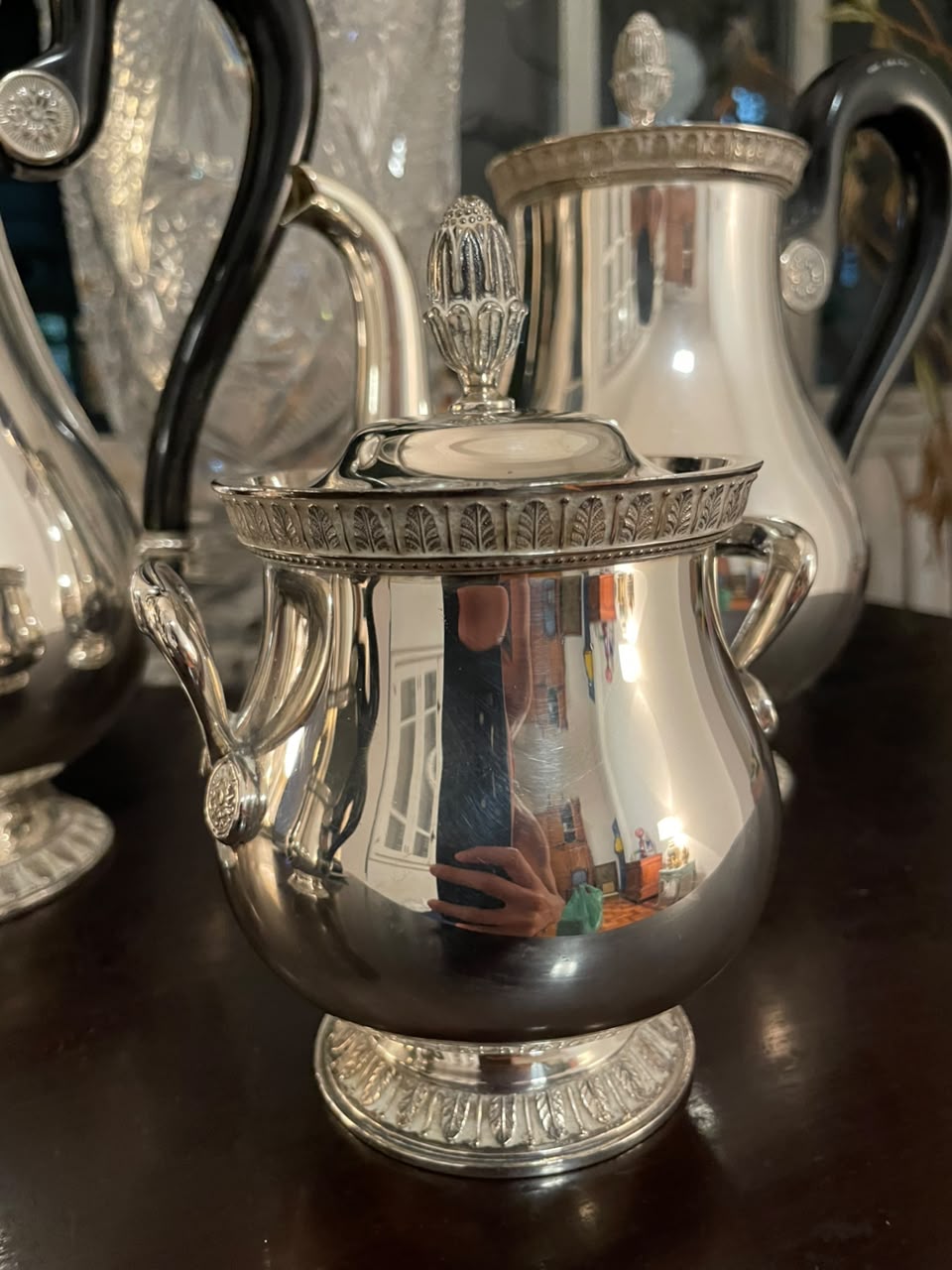 CHRISTOFLE - Baixela Malmaison chá e café 4 peças