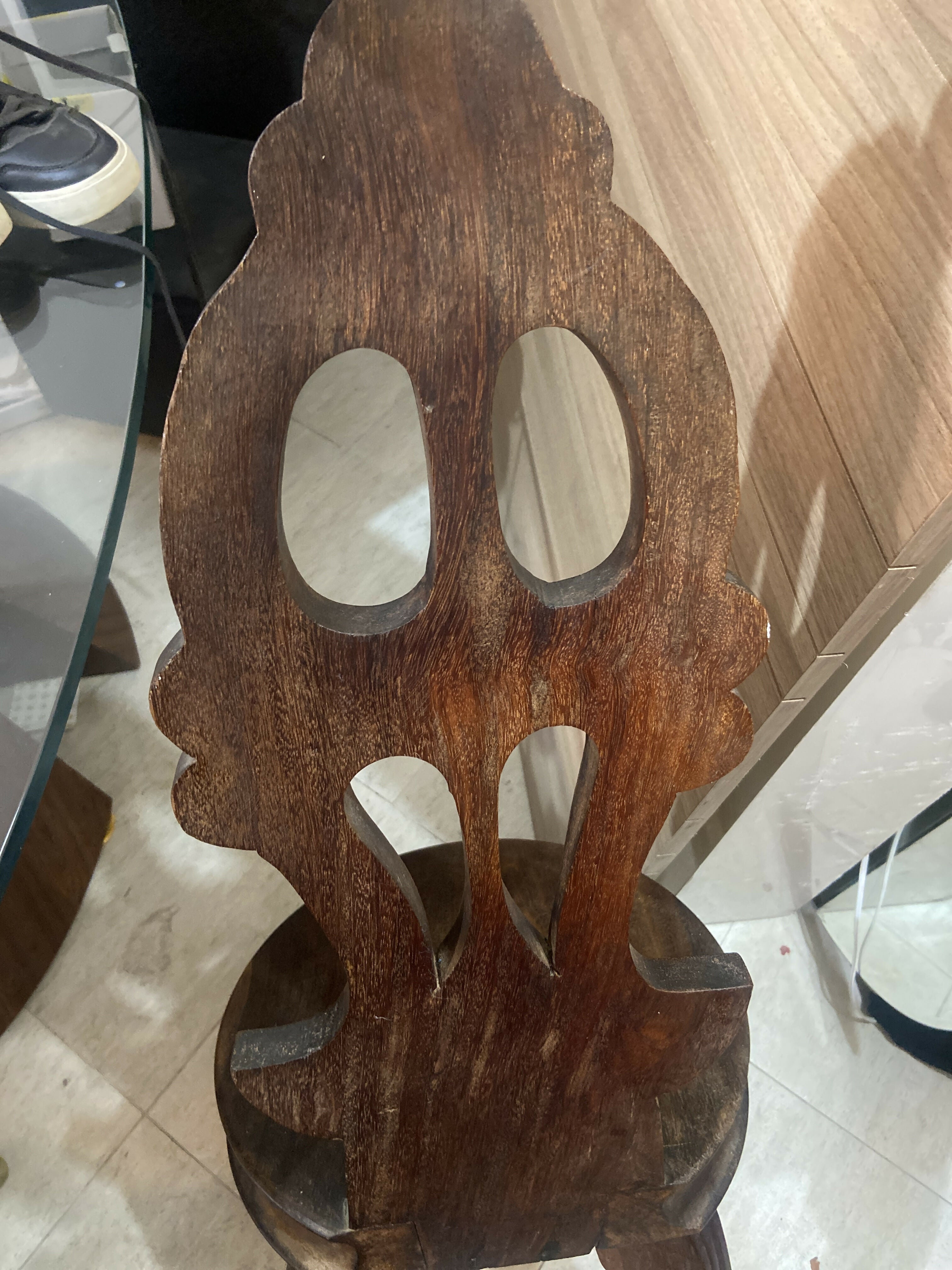 Cadeira de Madeira Colonial Rústica