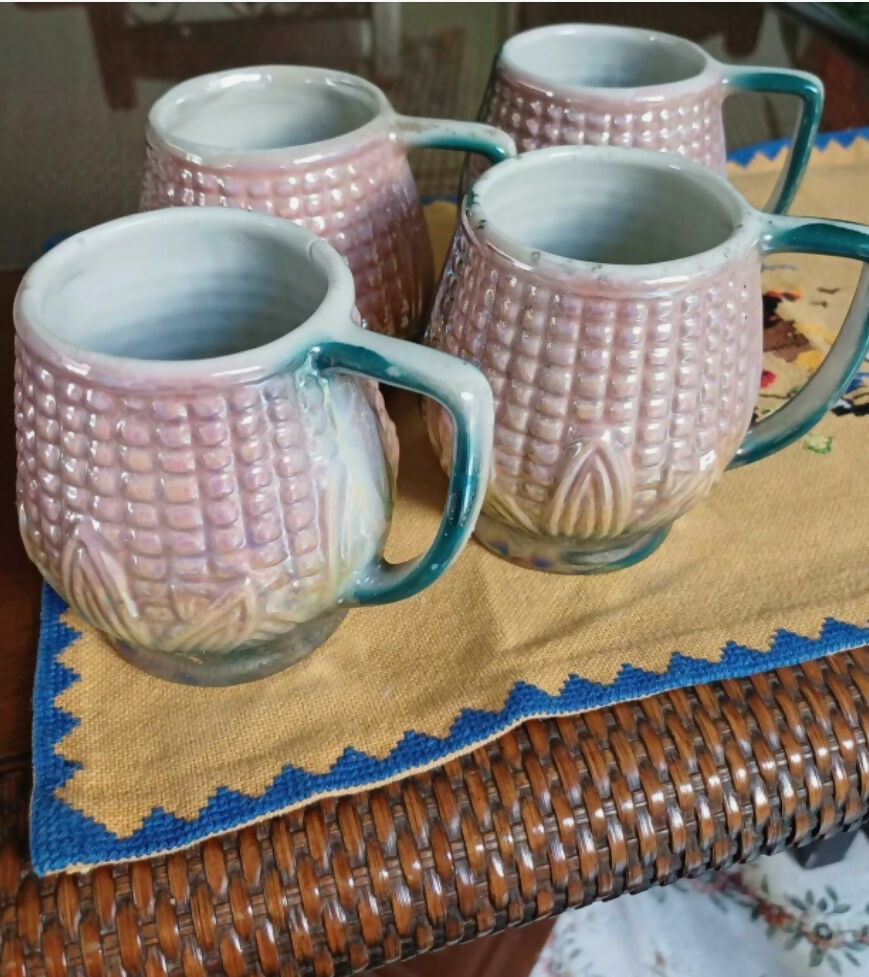 Conjunto de 4 Xícaras Espigas