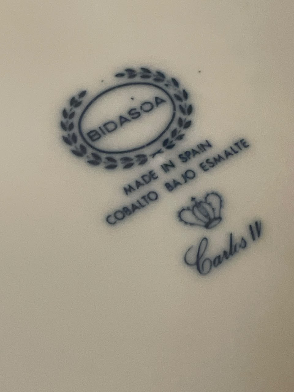 6 pratos de jantar em porcelana espanhola Bidasoa