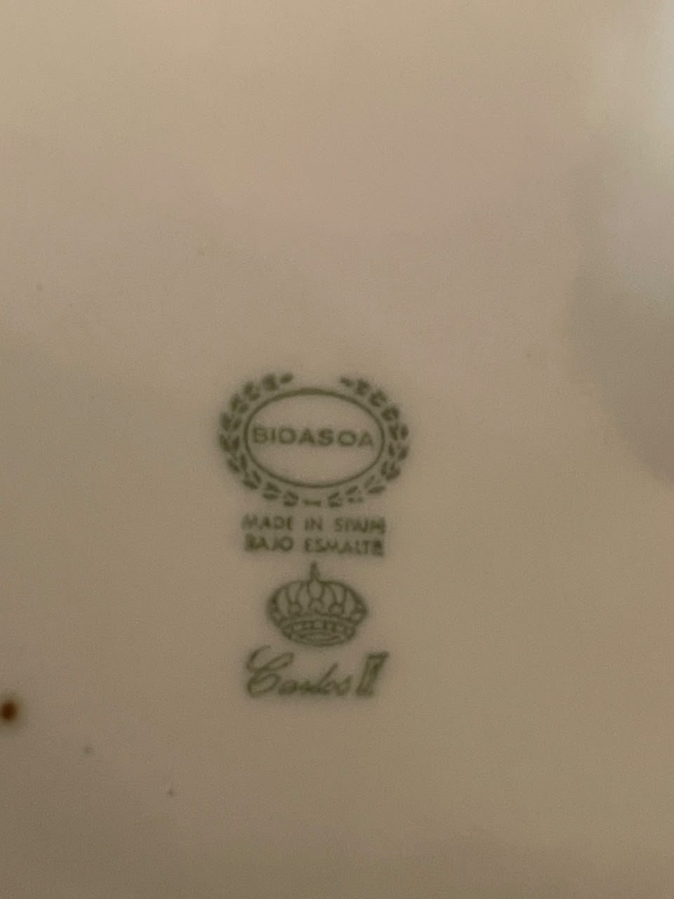 6 pratos de jantar em porcelana espanhola Bidasoa