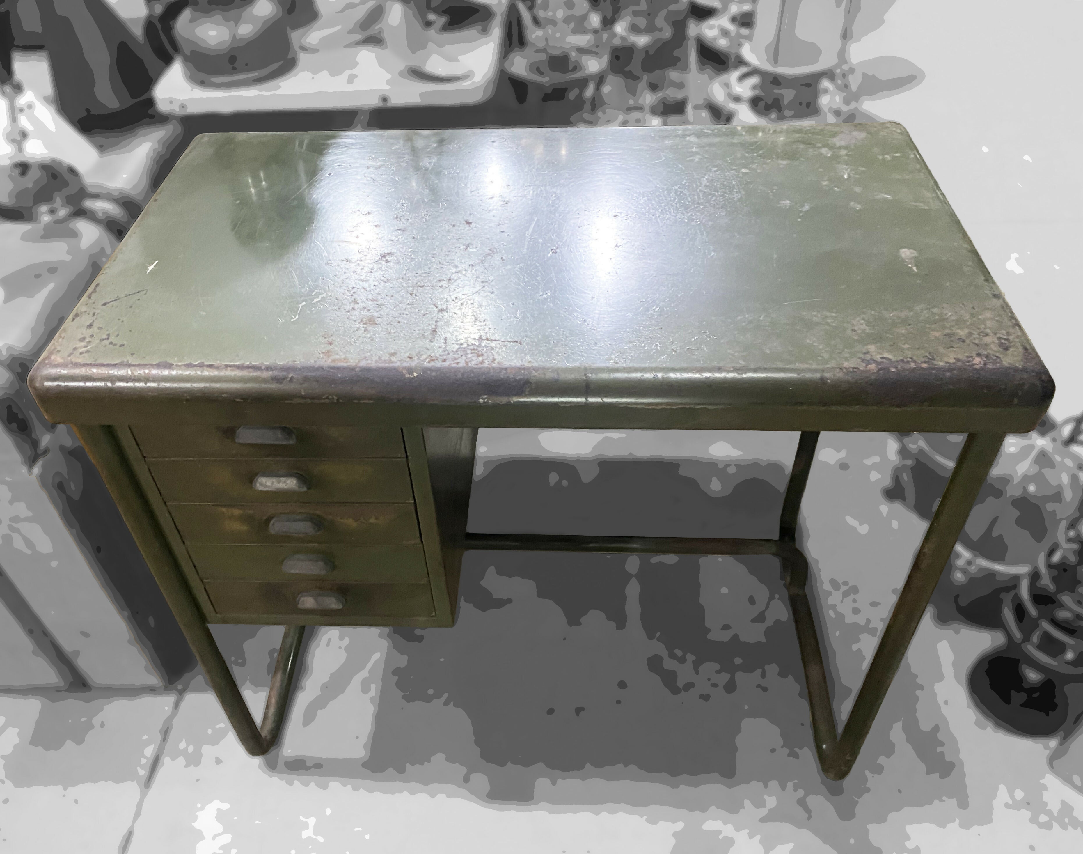 Mesa escrivaninha - Estilo industrial