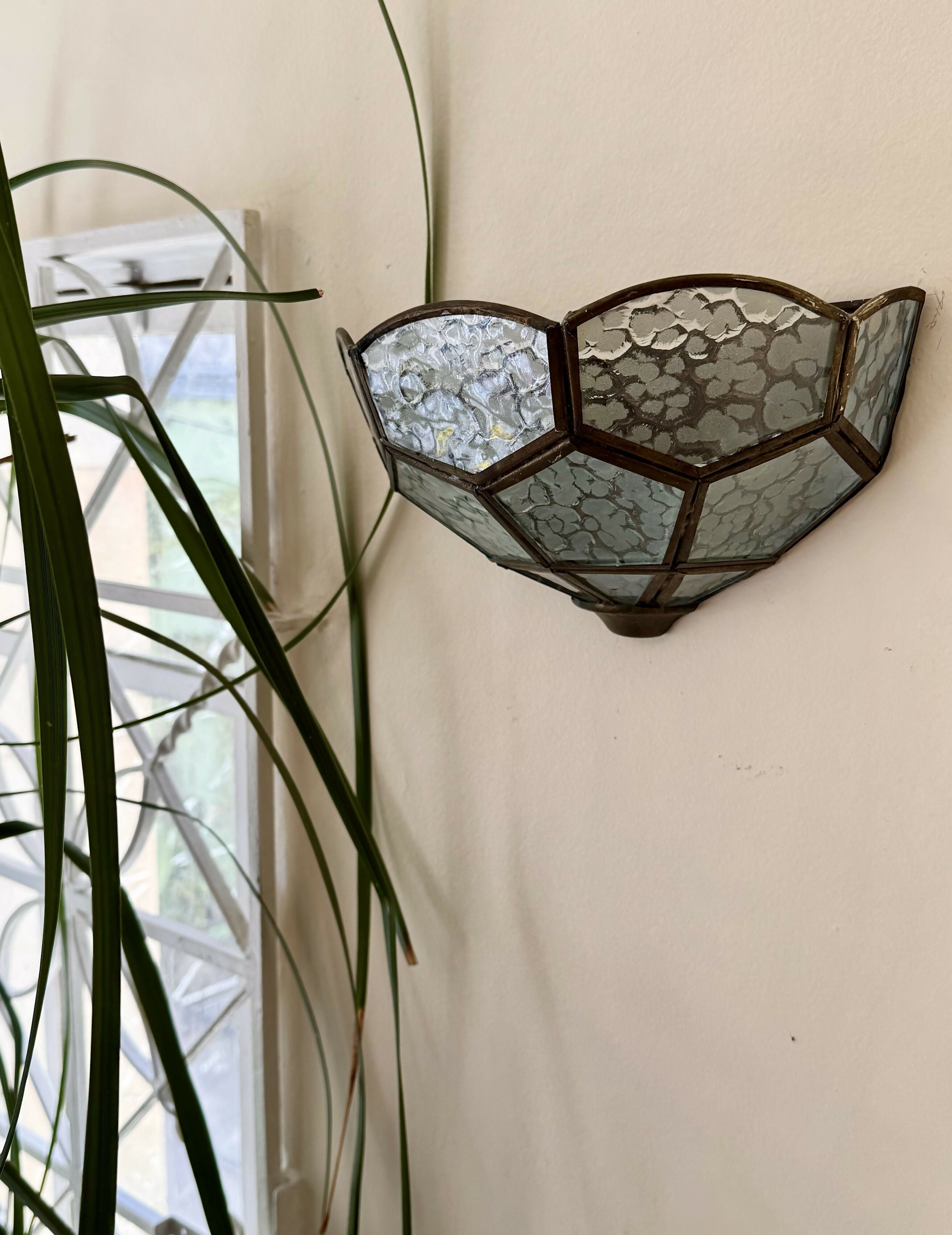 Luminária parede Arandela estilo Tiffany