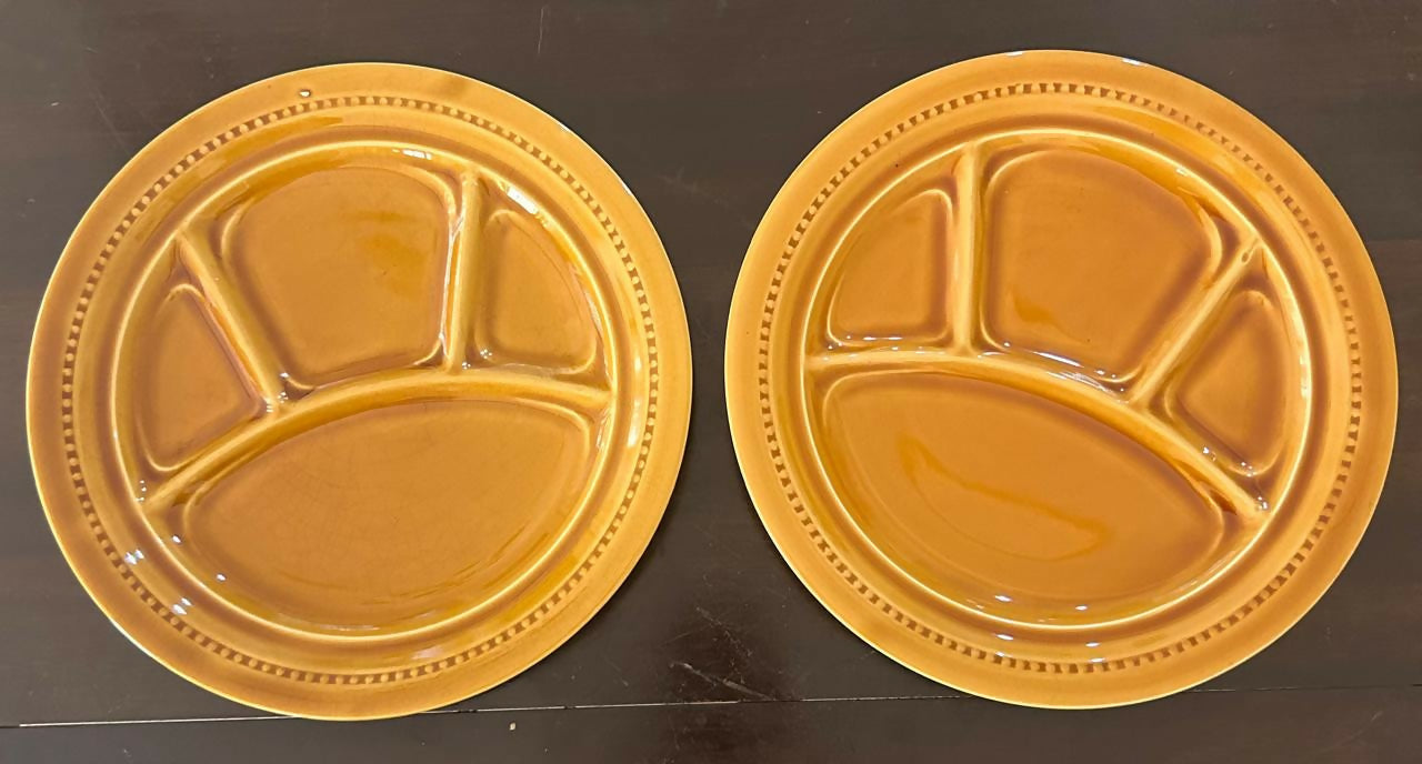Conjunto de pratos para fondue estilo francês anos 70