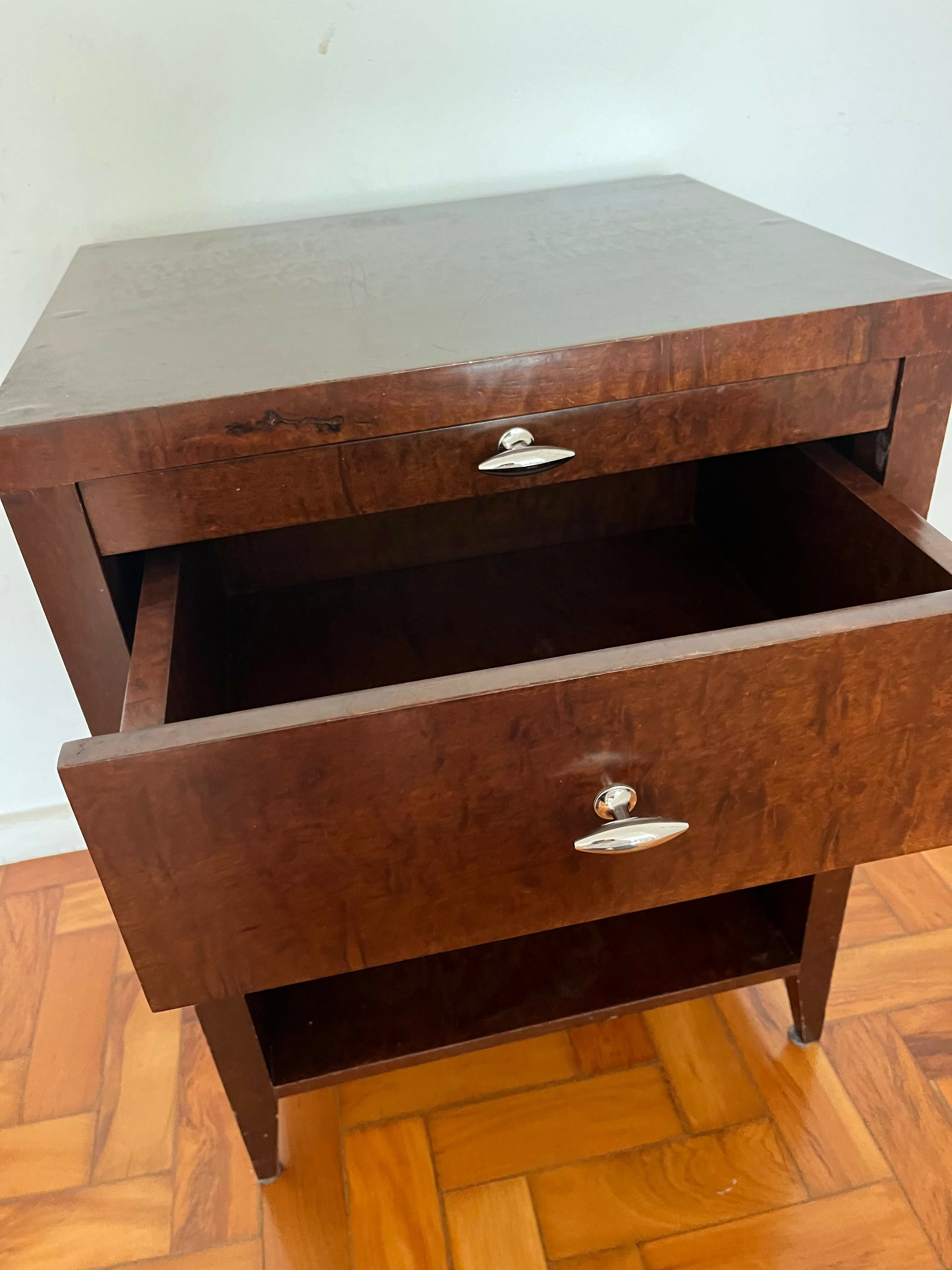 Móvel de Cabeceira em Rádica de Imbuia (L- 50cm)