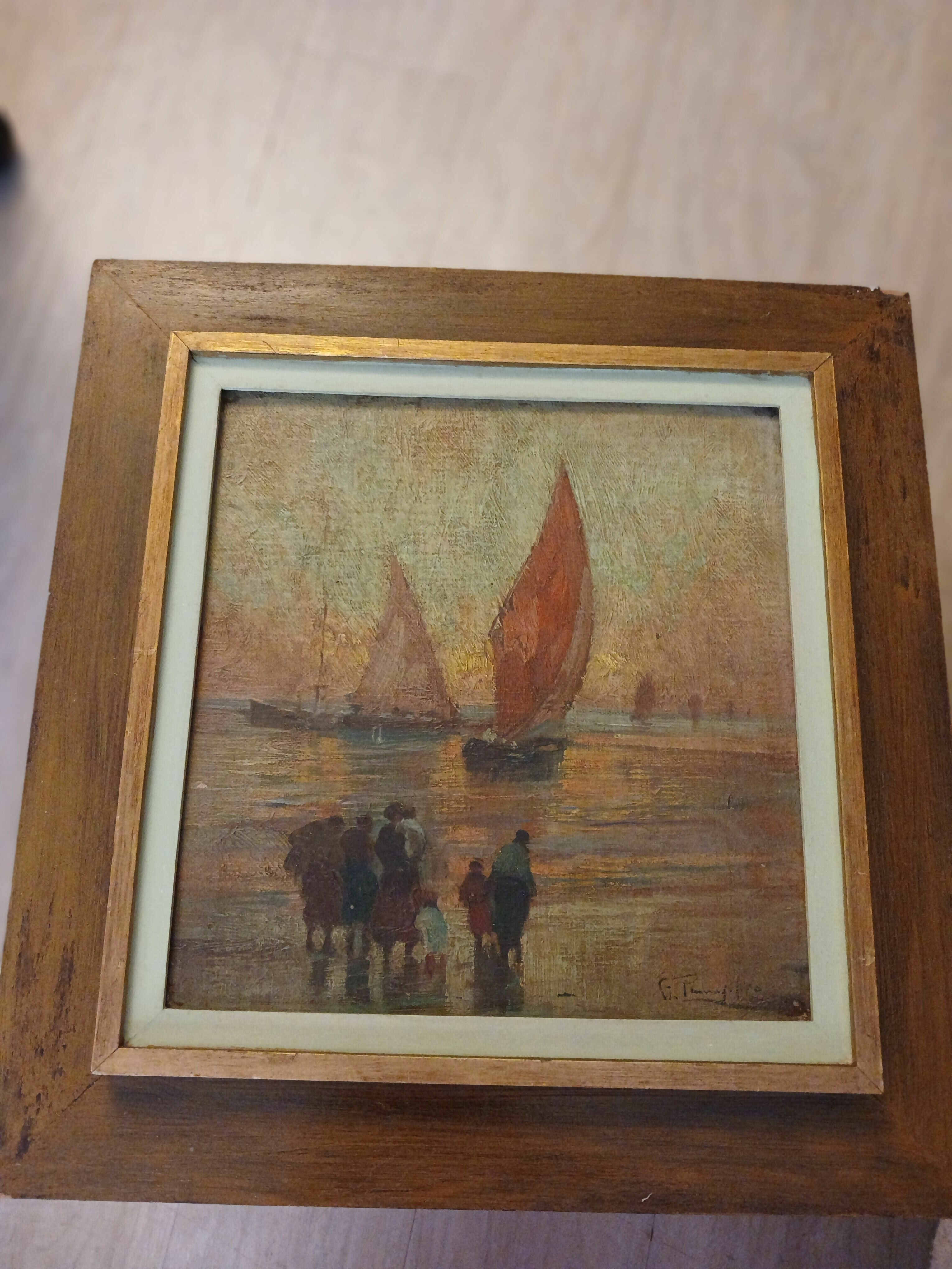 Quadro Marinha - óleo sobre tela