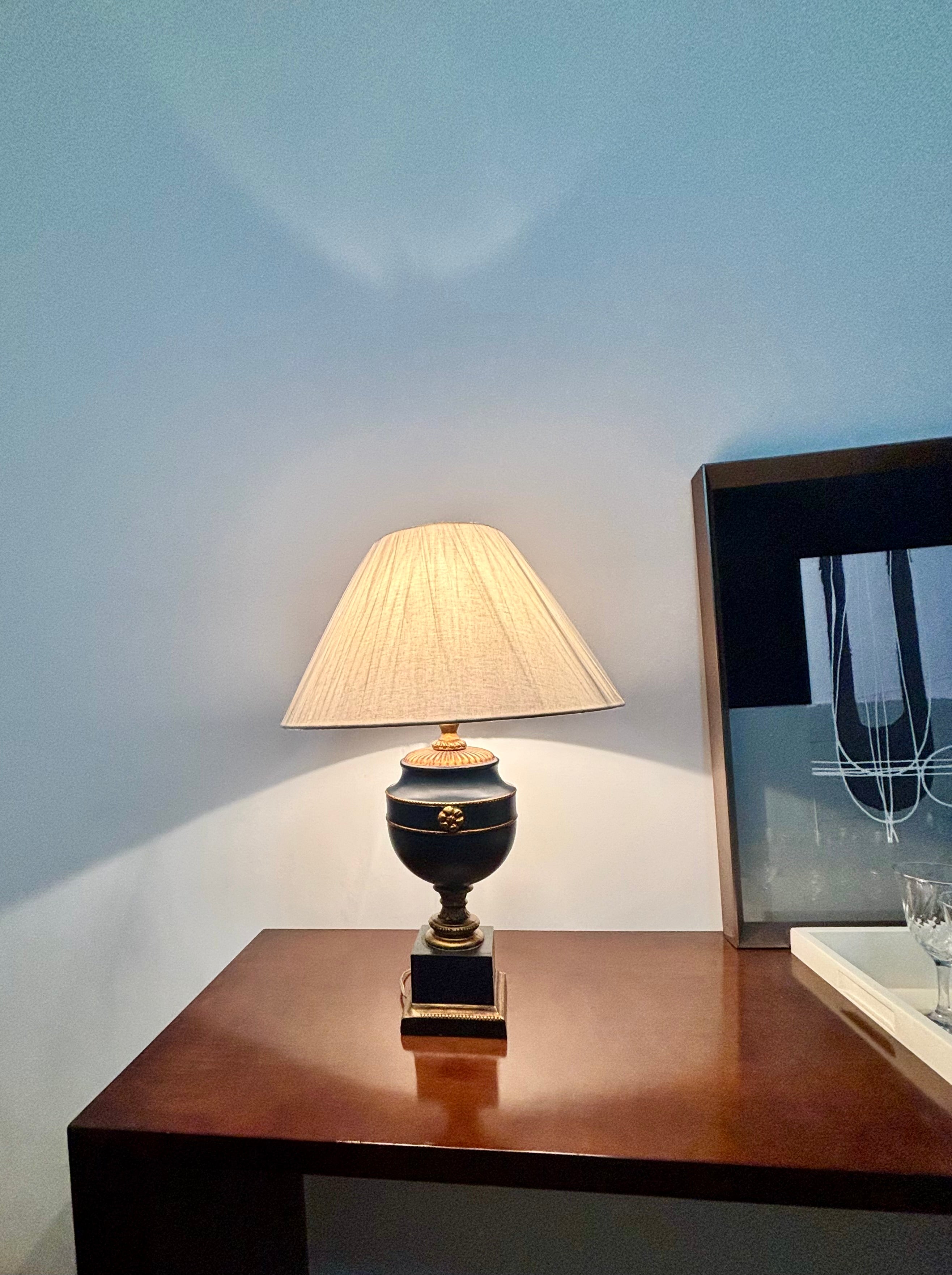 Abajur de Mesa Clássico elegante Vintage – Anos 70/80