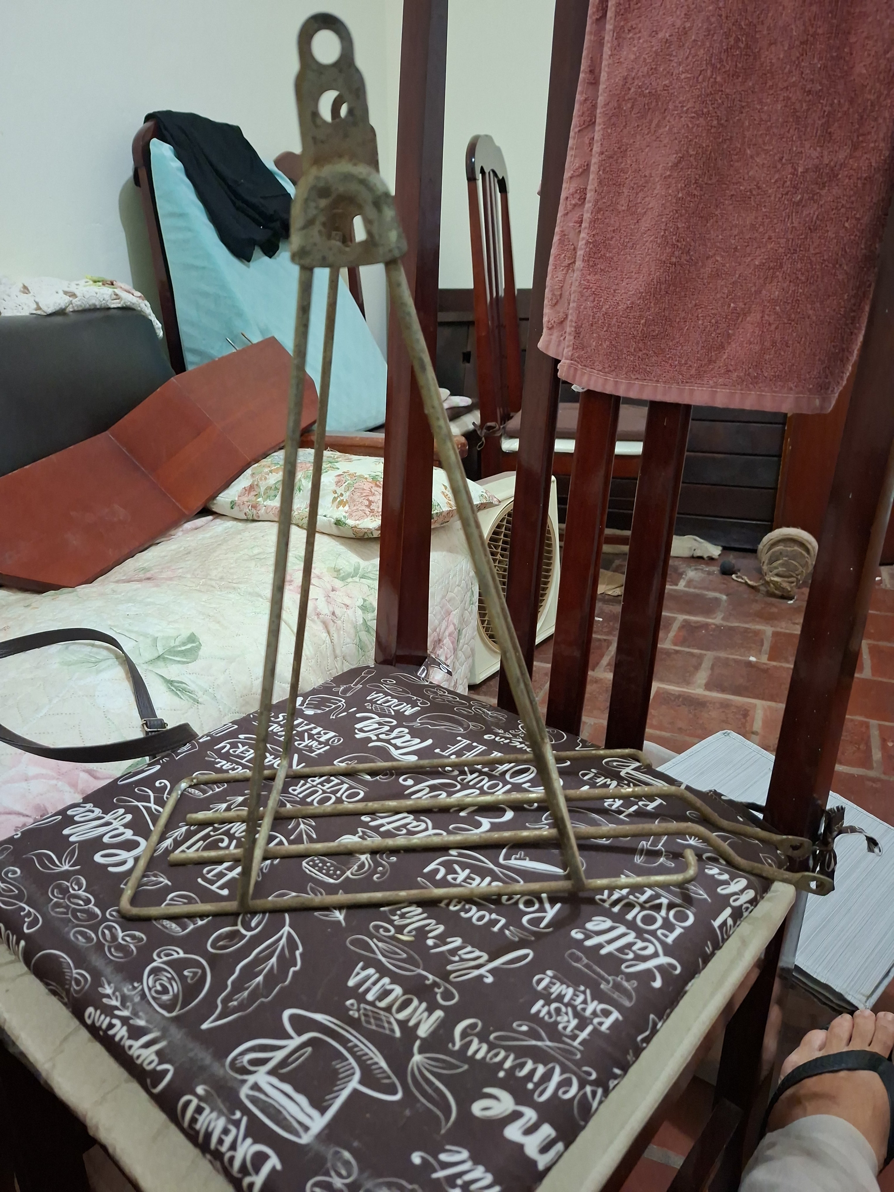 Bagageiro para bicicleta antiga Monark