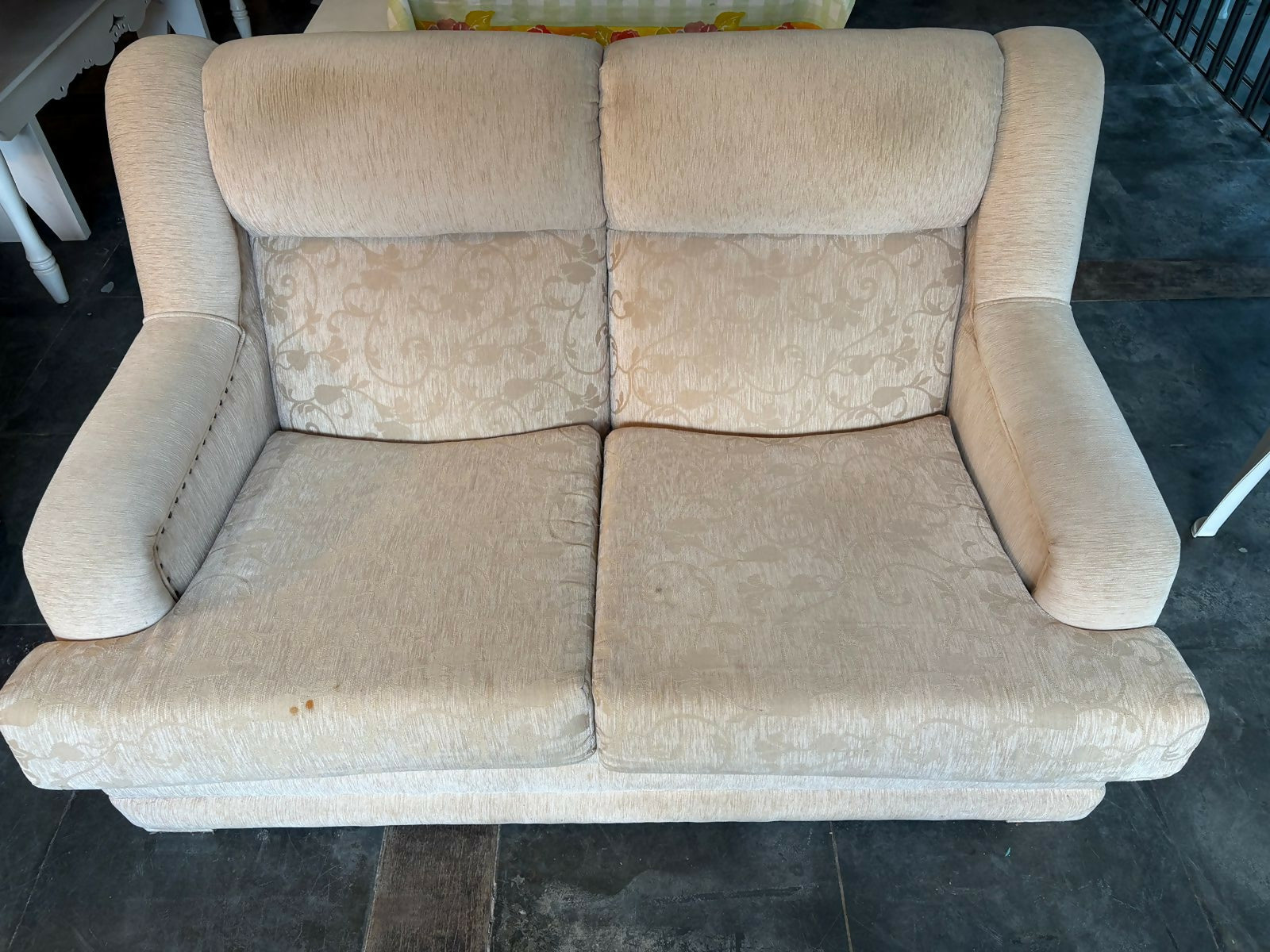 Conjunto de Sofás em Jacquard – 4, 2 e 1 lugar
