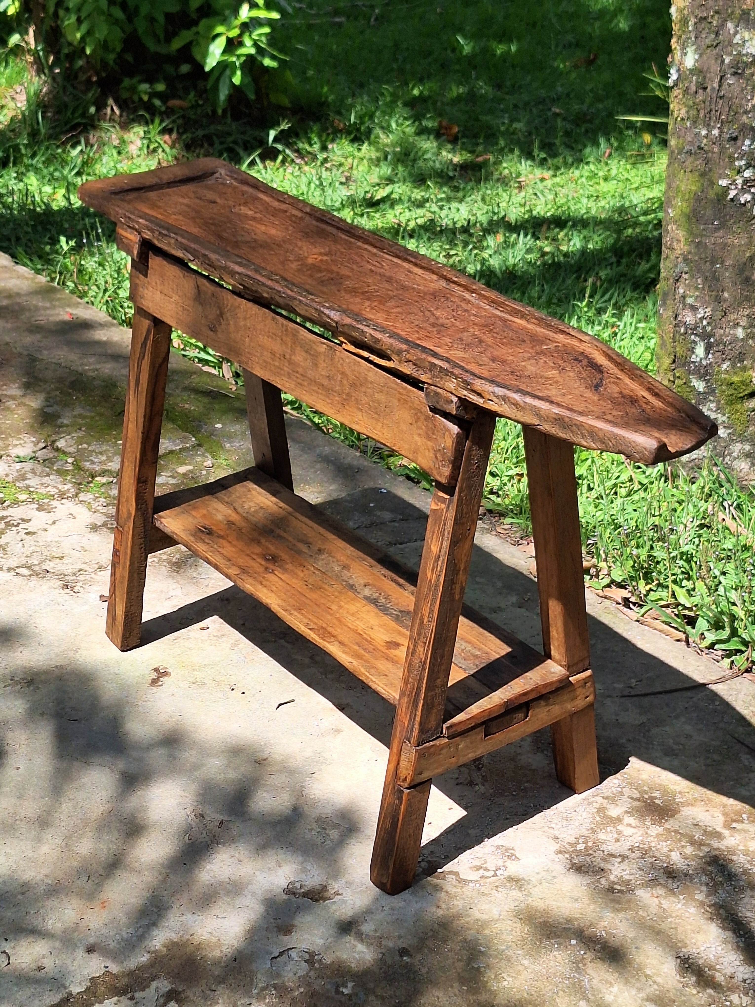 Quejeira Rústica Madeira Maciça Garimpo Mineiro