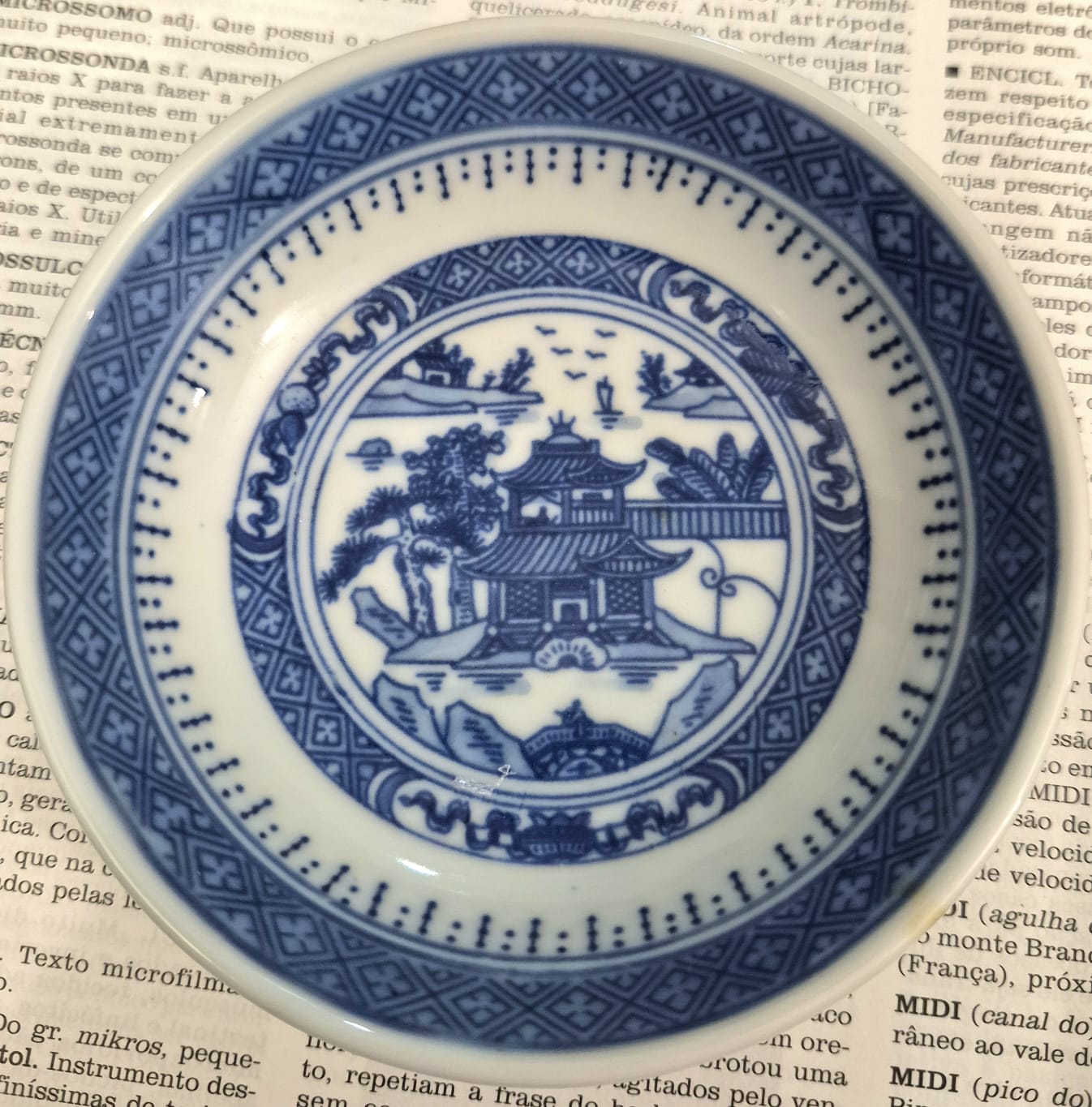 Conjunto de 12 molheiras em porcelana chinesa Jingdezhen,  padrão clássico Blue Willow.  Maravilhosa sempre. Impecáveis!