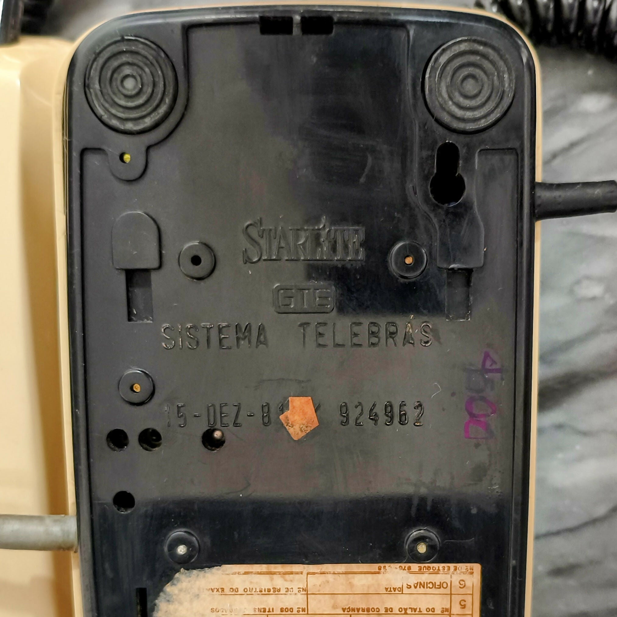 Telefone de disco TELESP/GTE Starlite – anos 80 original