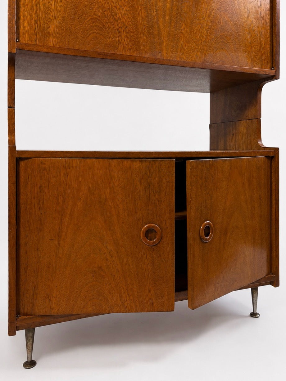 Estante modular com barzinho anos 70