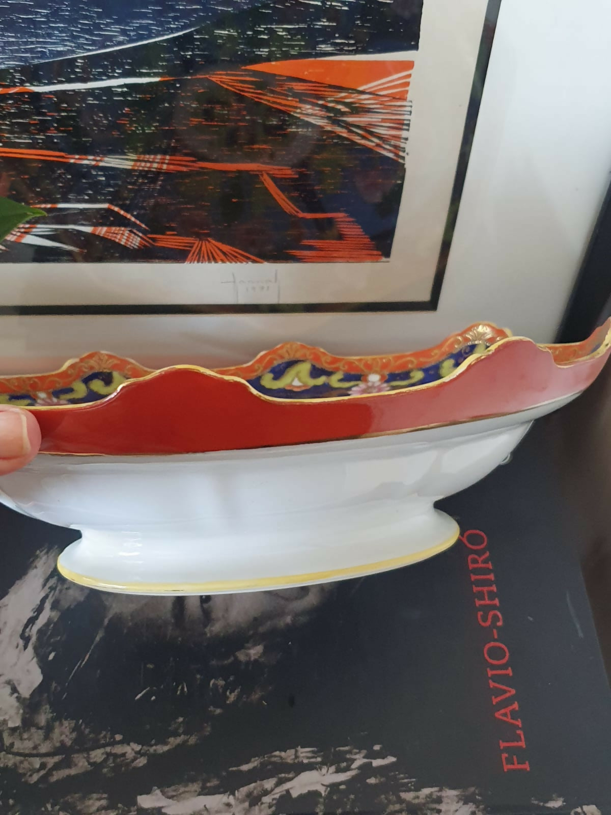 Fruteira em porcelana japonesa Noritake. Maravilhoso!