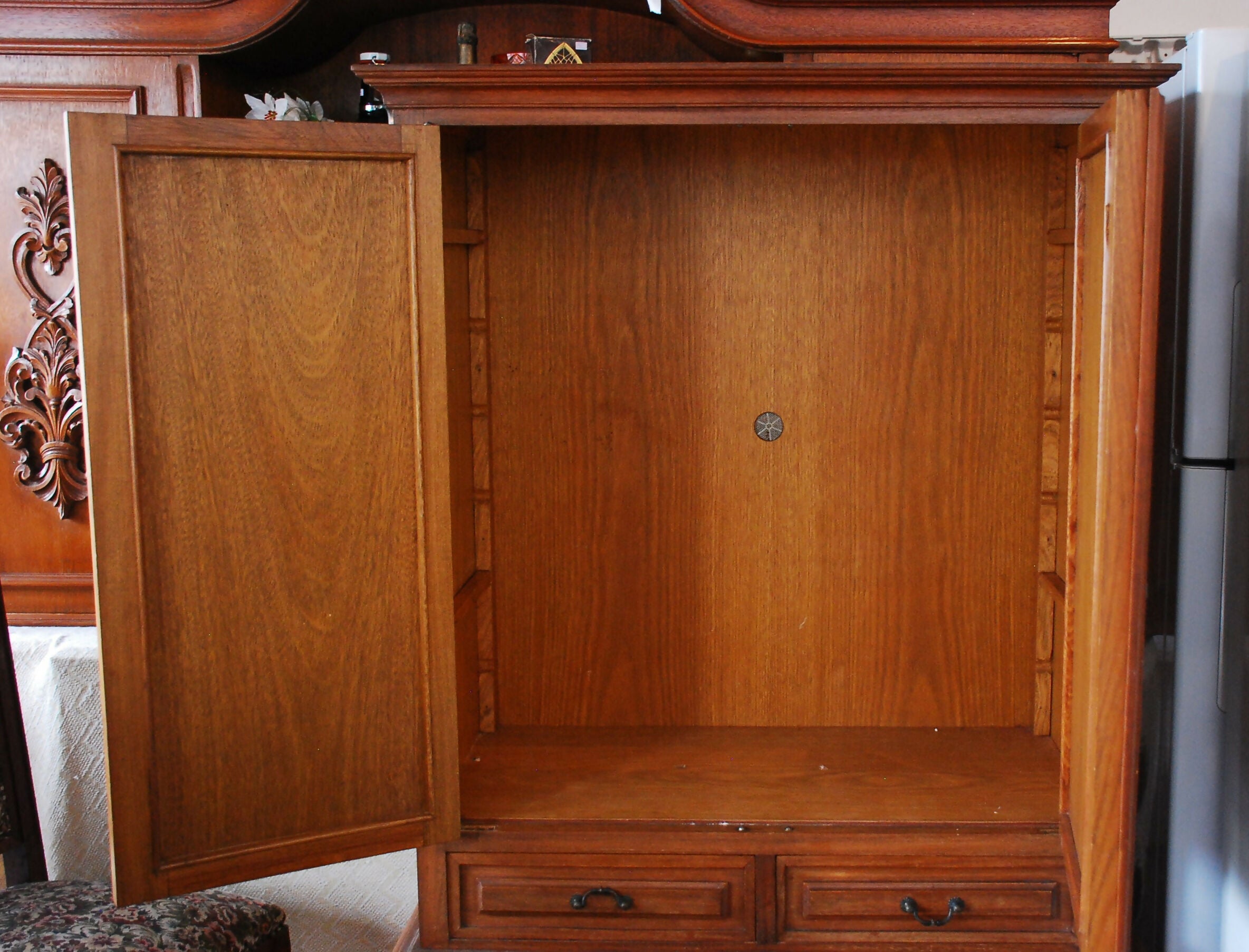 armario louceiro anos 70 - 2 pçs . parte cima 0,90 l x 1,10 - baixo 1,00 l x 0,60 a