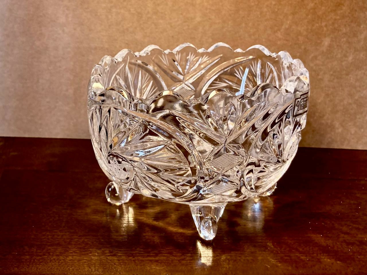 Fruteira em cristal polonês Violetta (DMCPS_208)