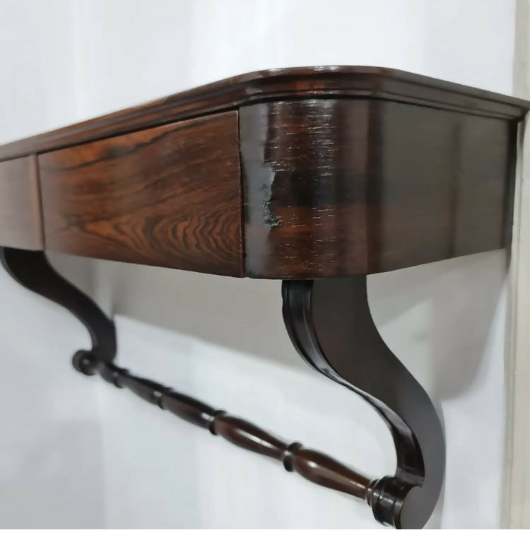 Console Aparador de parede em Jacarandá com duas gavetas