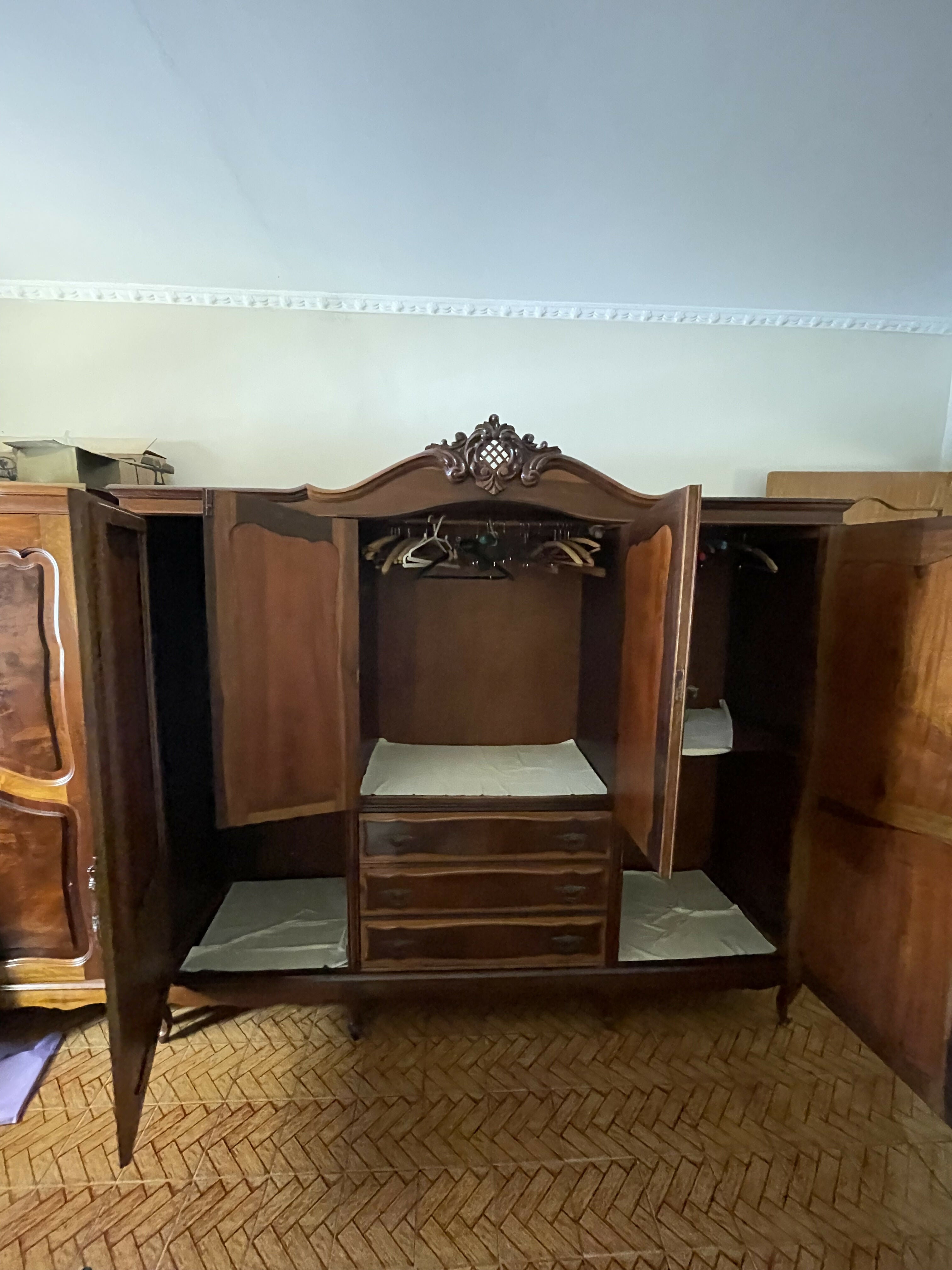 Penteadeira Provençal com espelho - anos 60