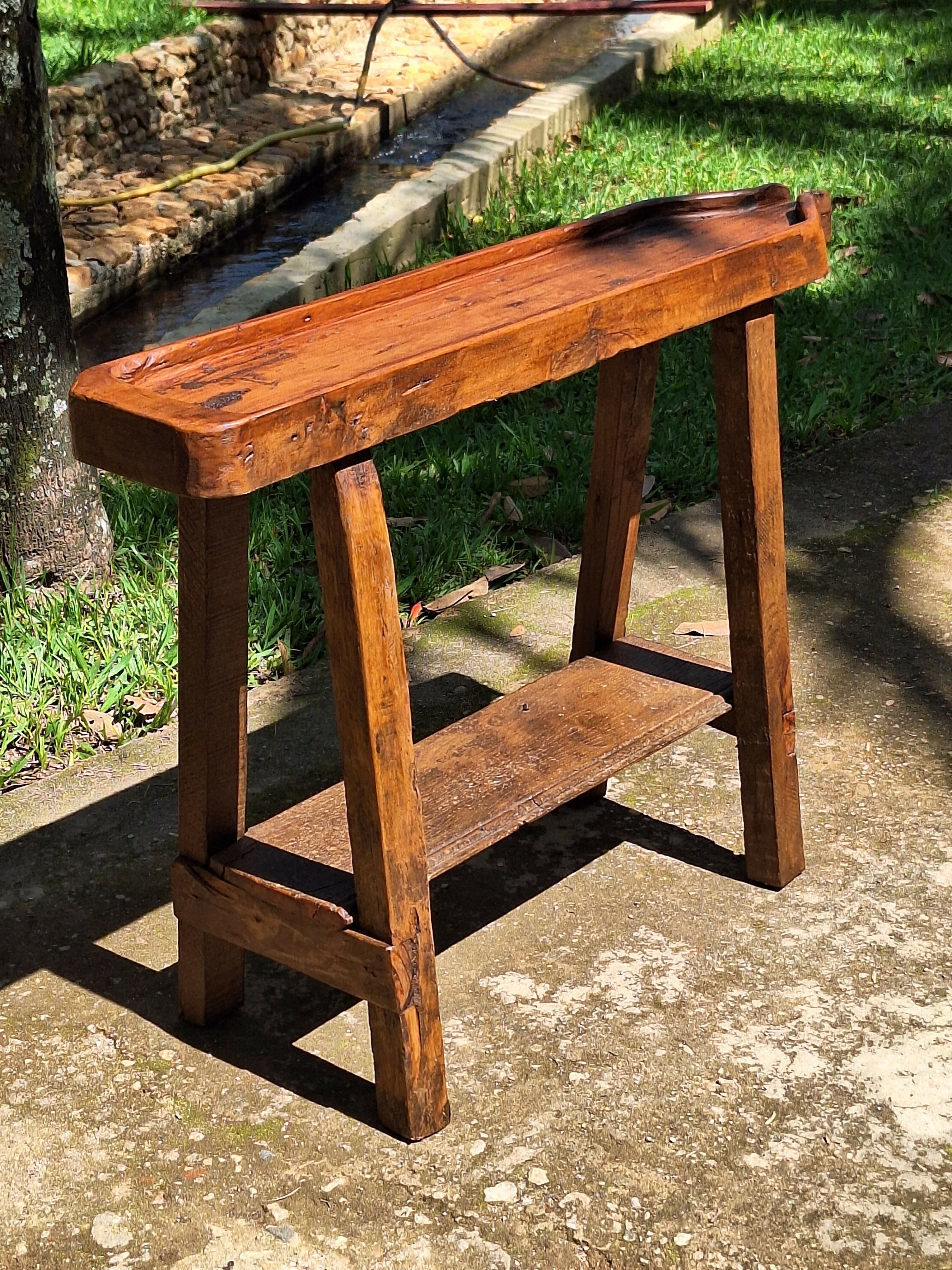 Queijeira Rústica Madeira Maciça Garimpo Mineiro