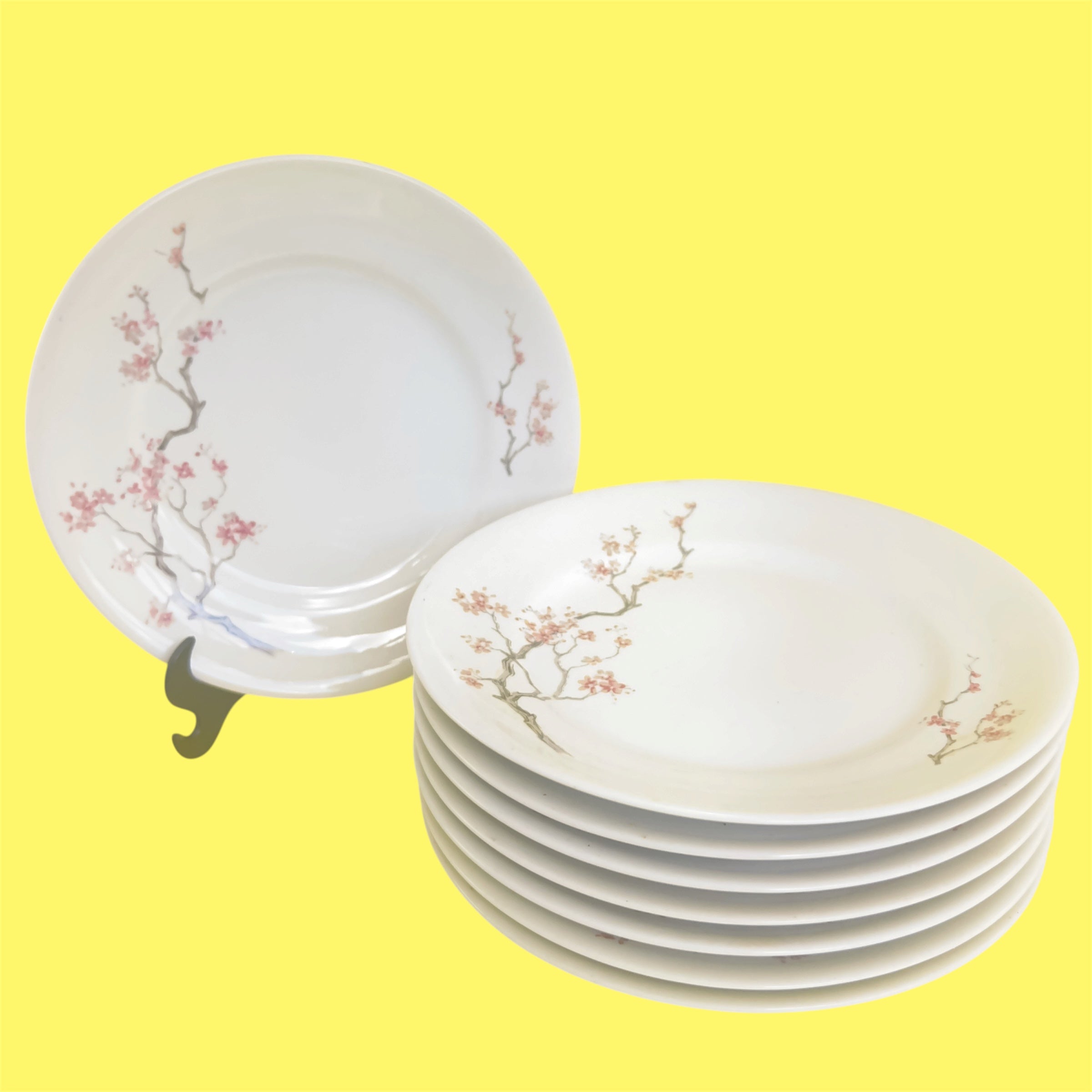 Jogo de Jantar Porcelana Schmidt Déc.1980 - Flor de Cerejeira 