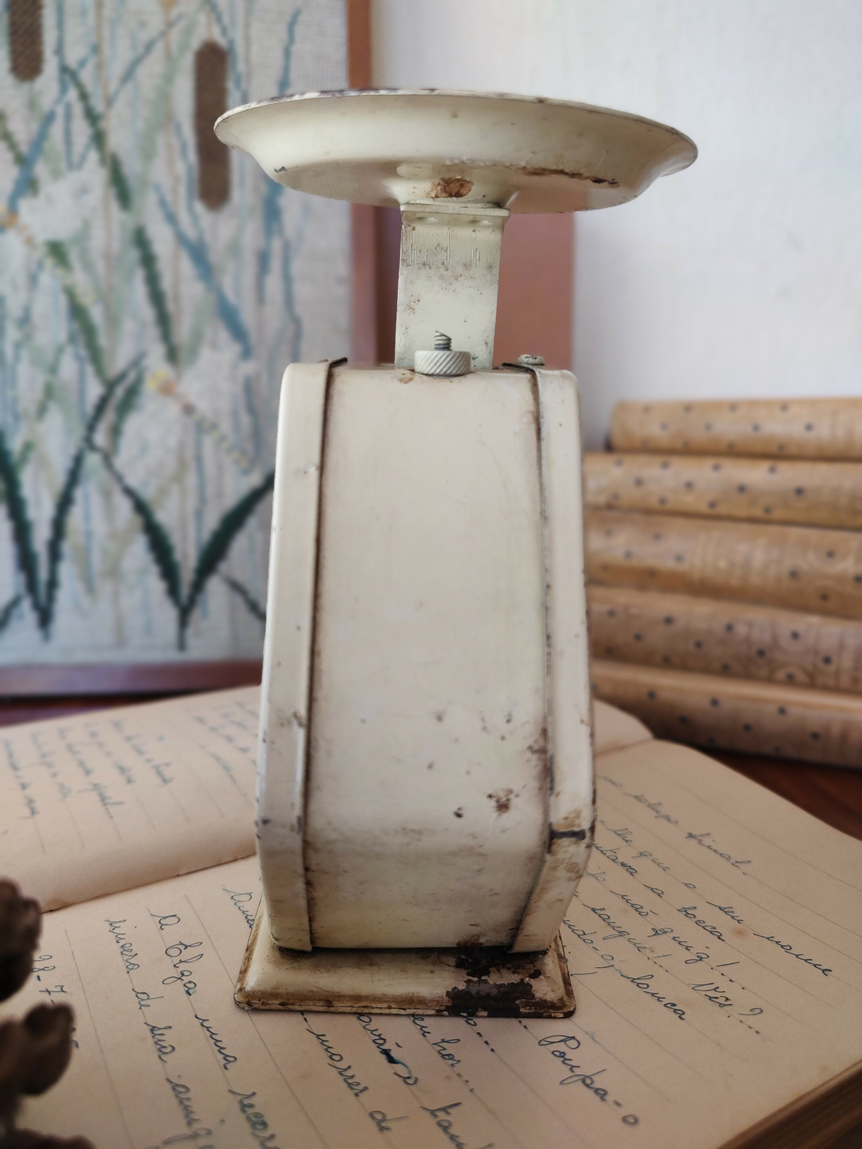 Antiga Balança Bender creme (funcionando!)