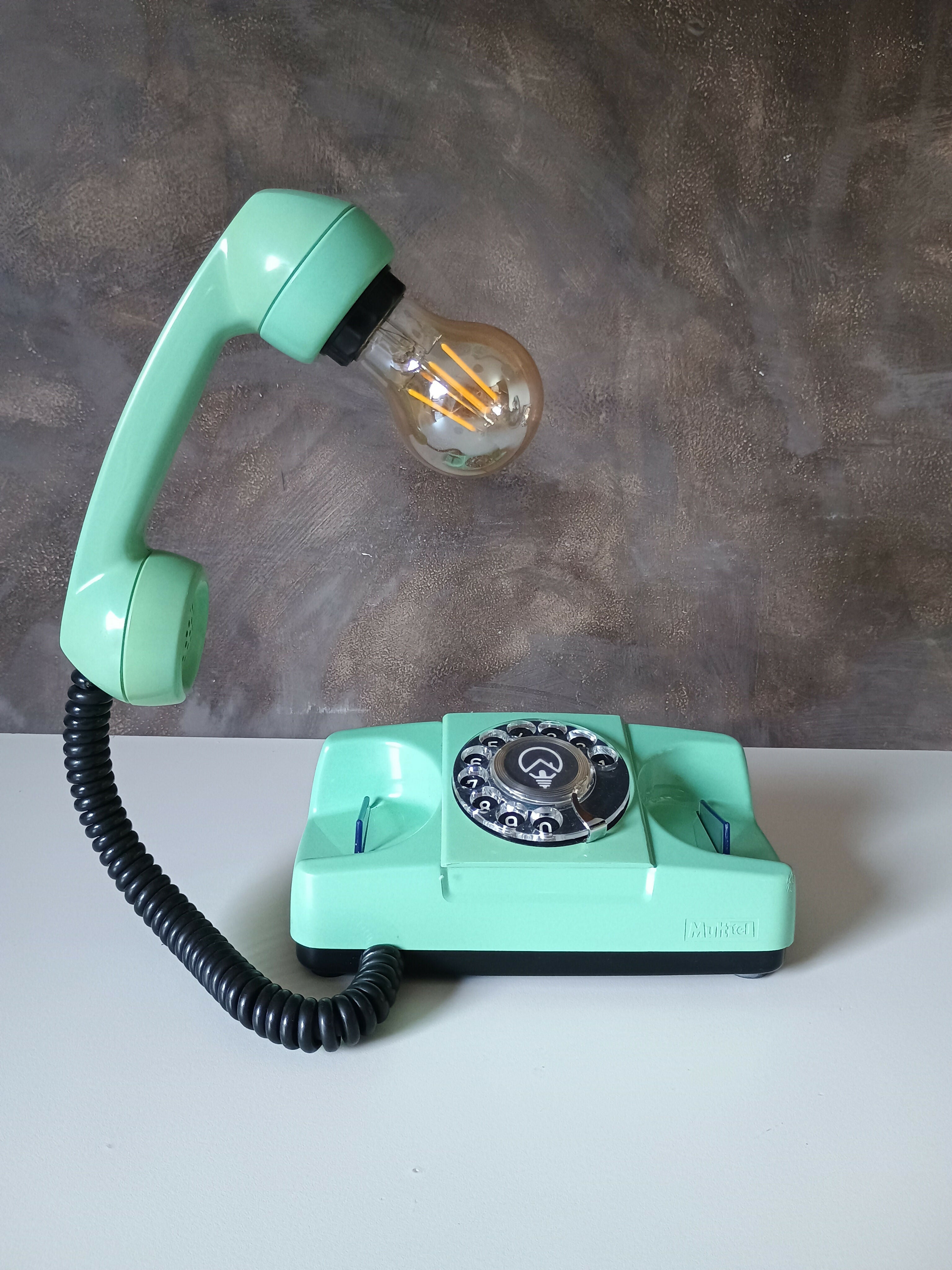 Luminária Colorida Telefone Tijolinho