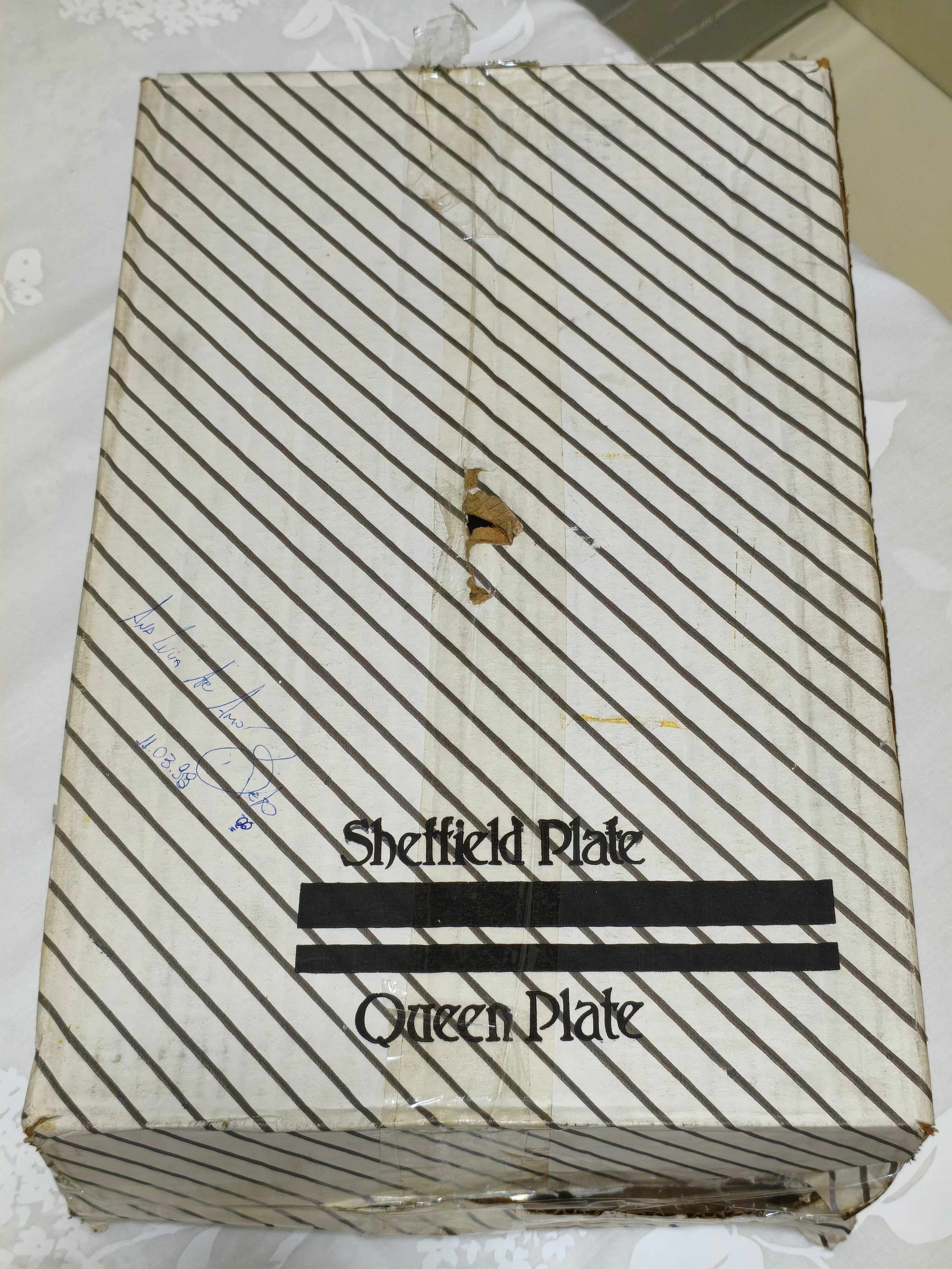 Porta pirex espessurado prata - Sheffield Plate