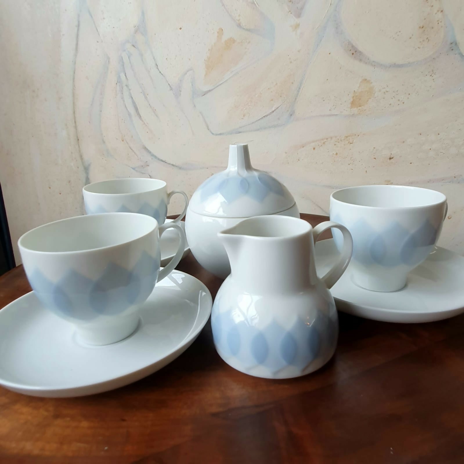 Pequeno conjunto de chá Rosenthal Studio Line