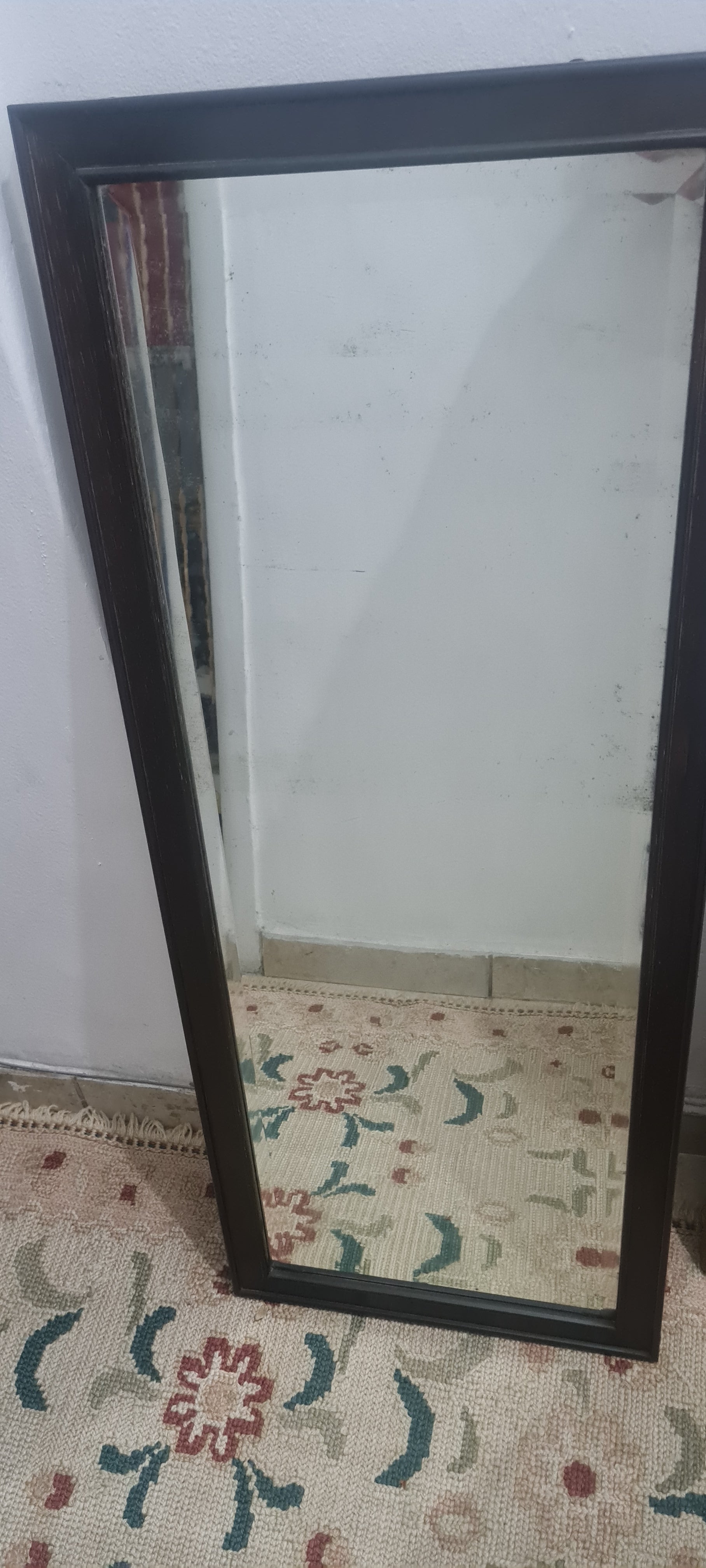 Espelho de Corpo Inteiro Anos 60/70 com Moldura em Jacarandá Legítimo