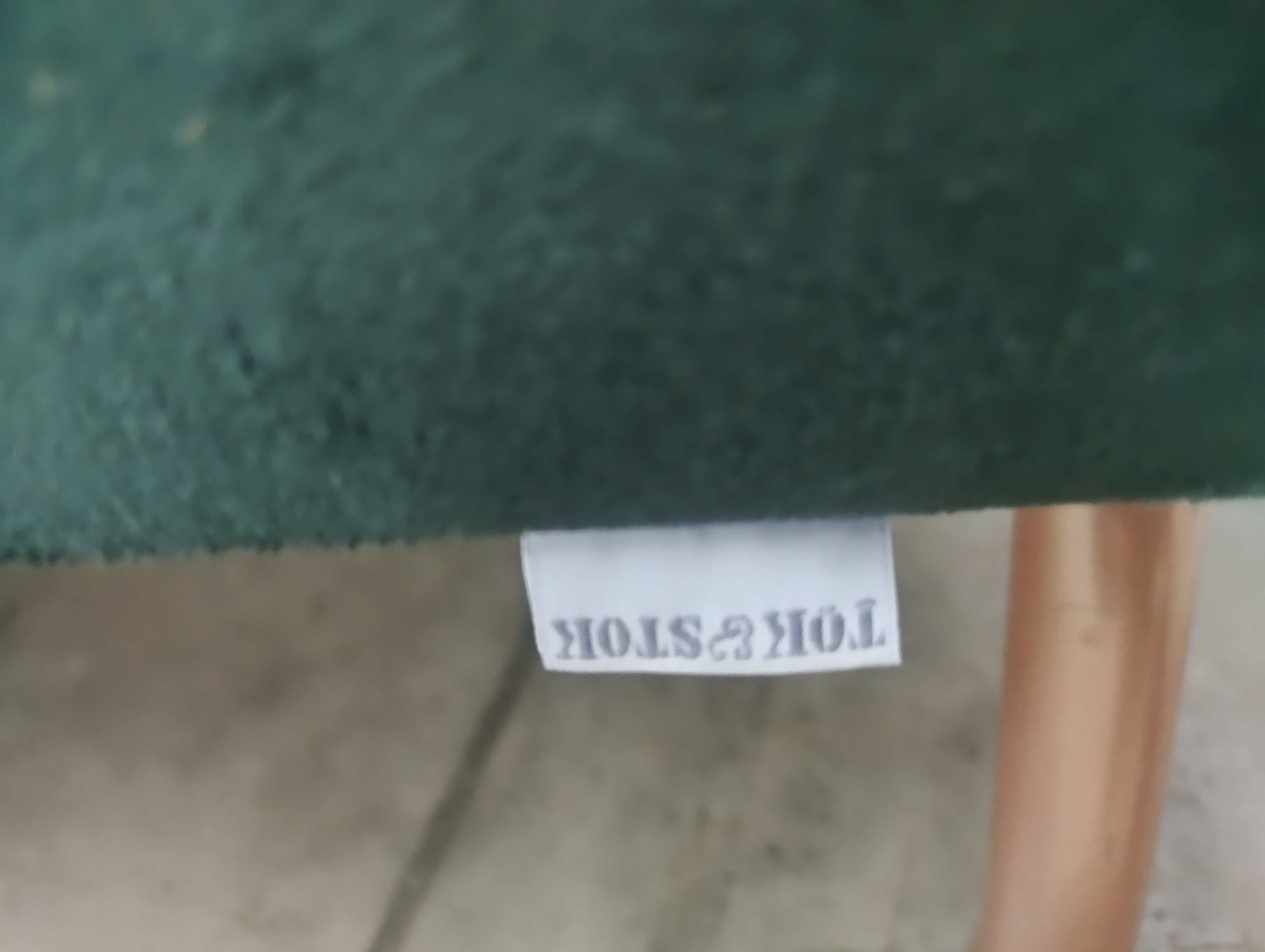 Sofá Tecido Verde Esgrima Tok Stok (Novo)