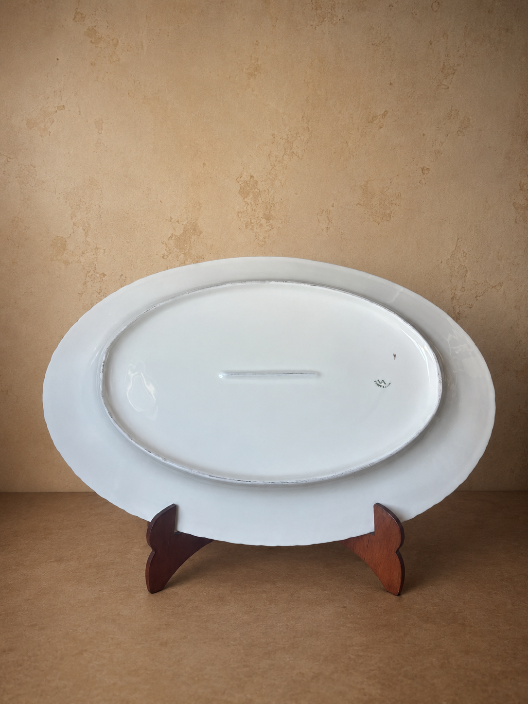 Travessa Oval Vista Alegre com motivos florais 40 × 26  (DMCPS_555)