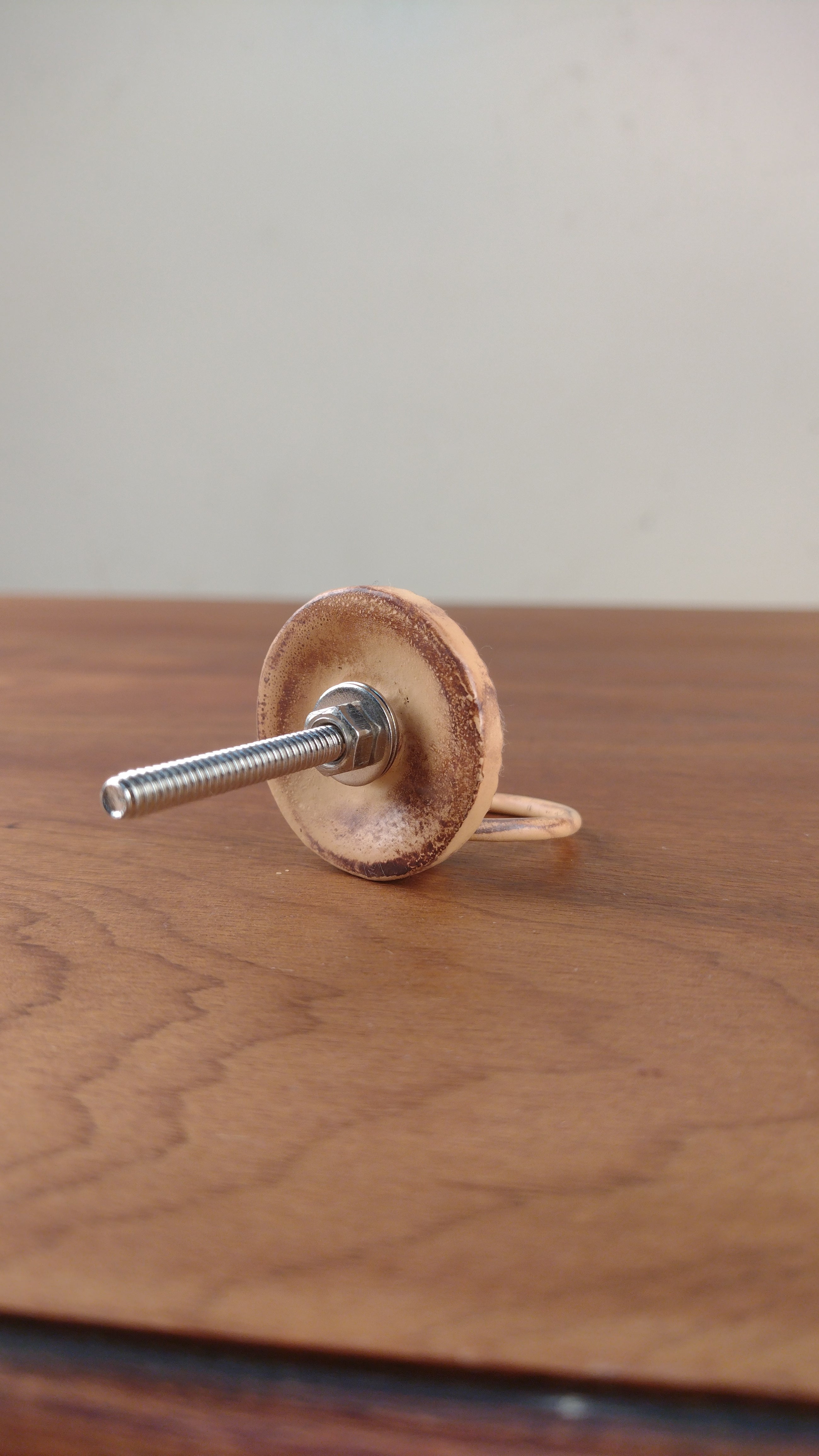 Puxador de metal com argola (D-3,5cm)