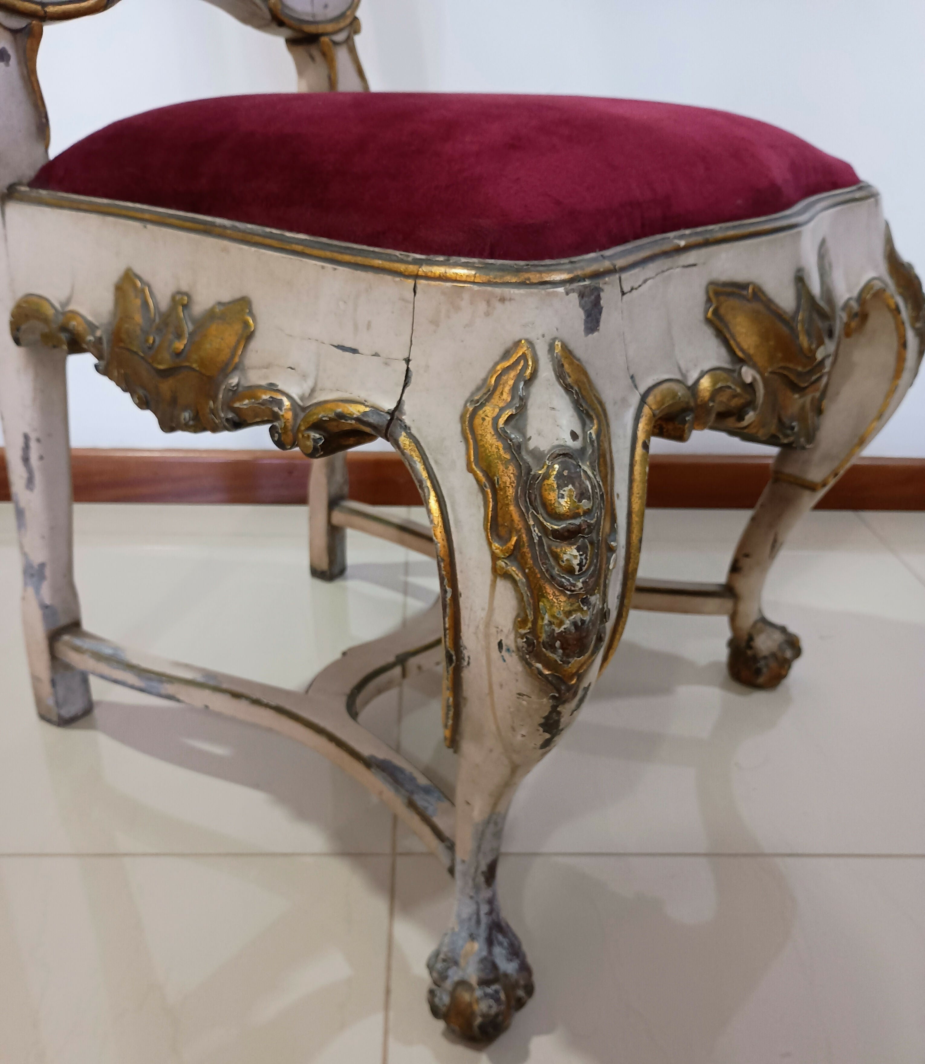 Cadeira estilo D João V século XIX