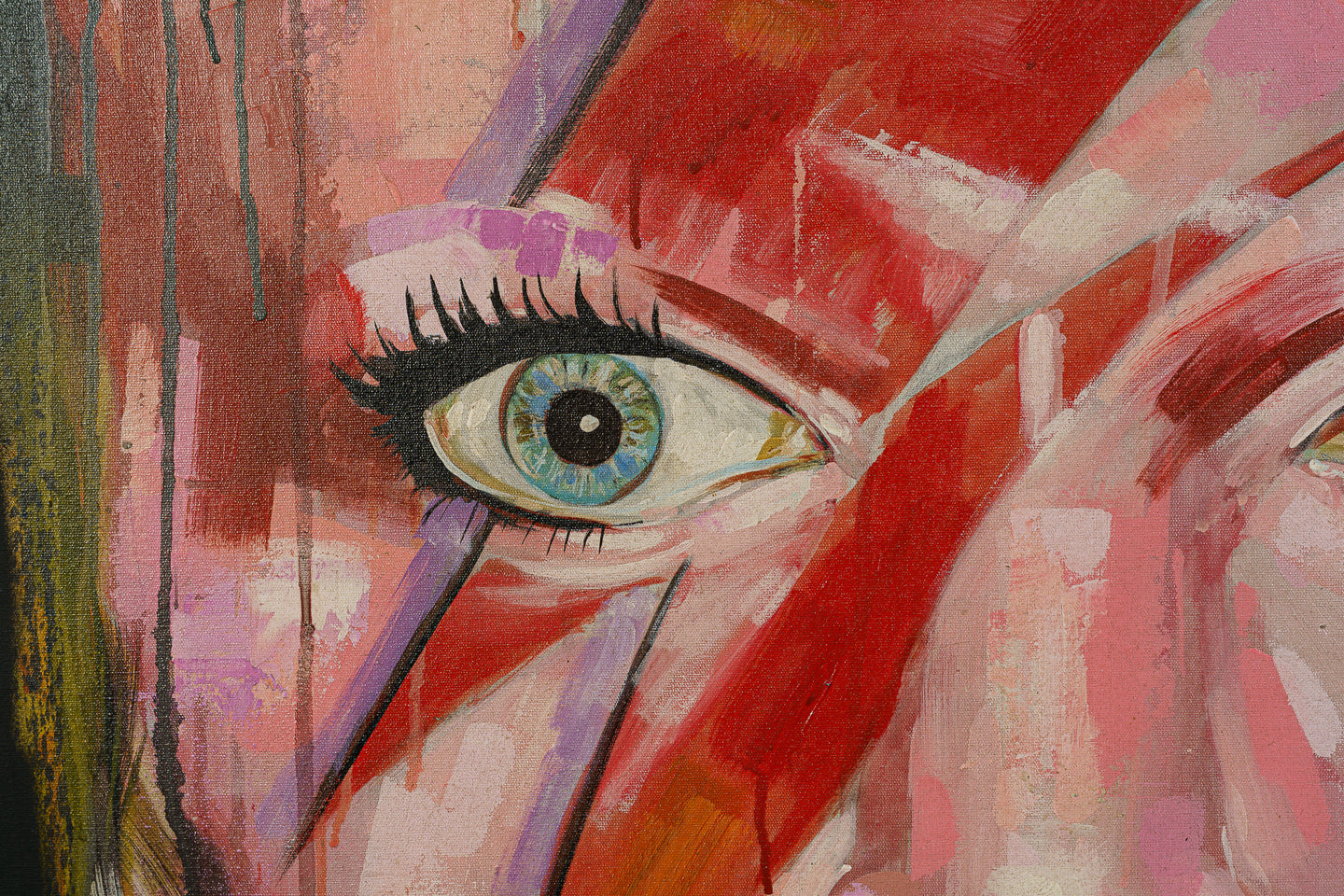 Quadro David Bowie (1m x 1m) — Arte Urbana por Grilo