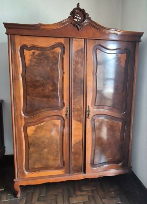 Guarda Roupa Provençal Luís XV - Duas Portas