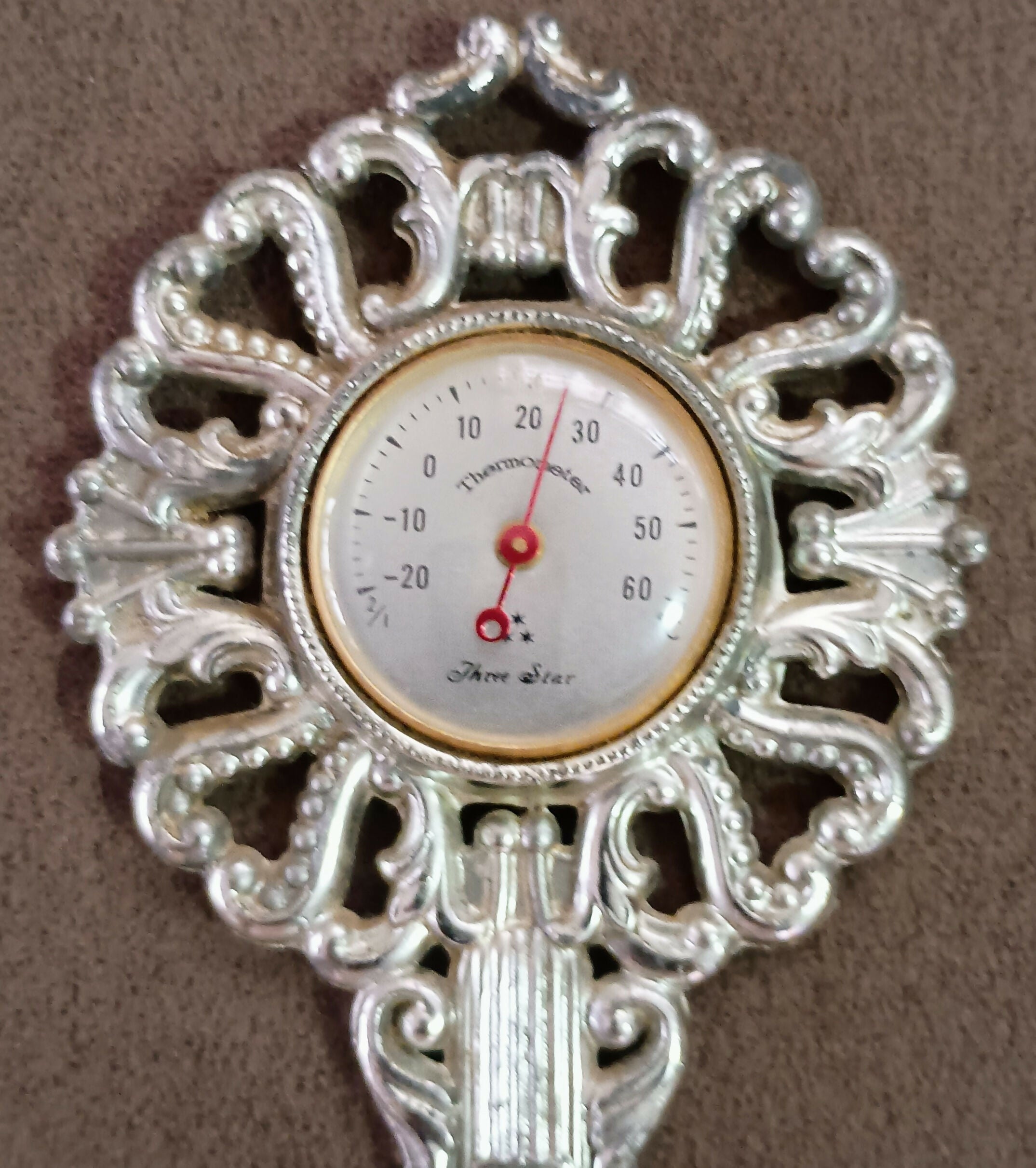 Antigo Termômetro europeu Three Star